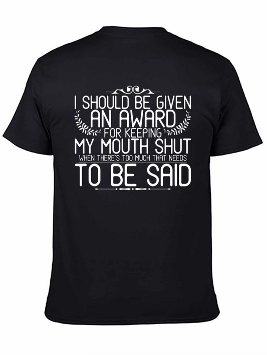 Award Worthy T-Shirt Funny Graphic Tee
