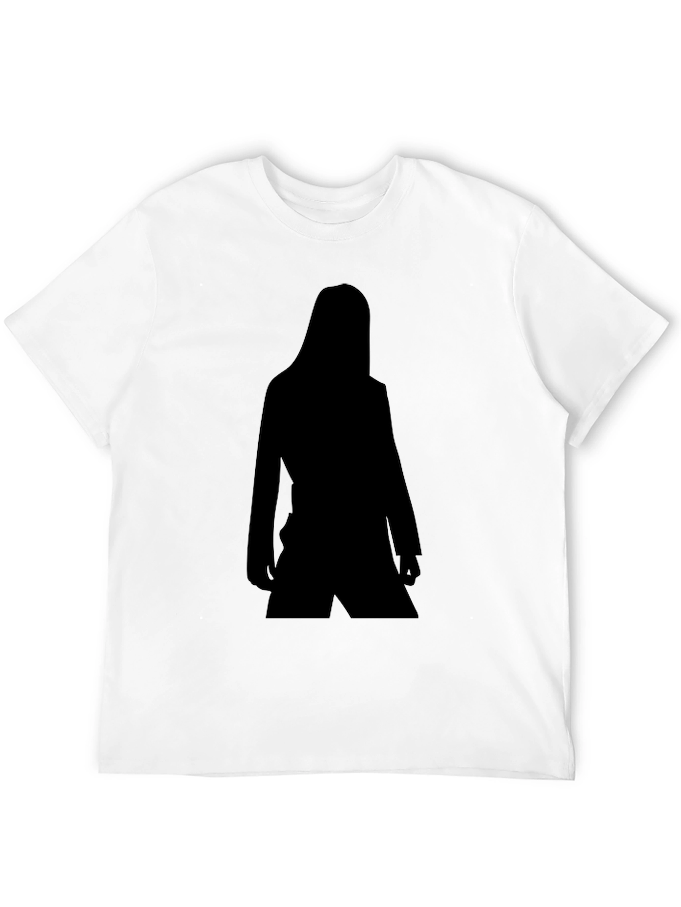 Black Silhouette Graphic Tee - Unisex Casual Style