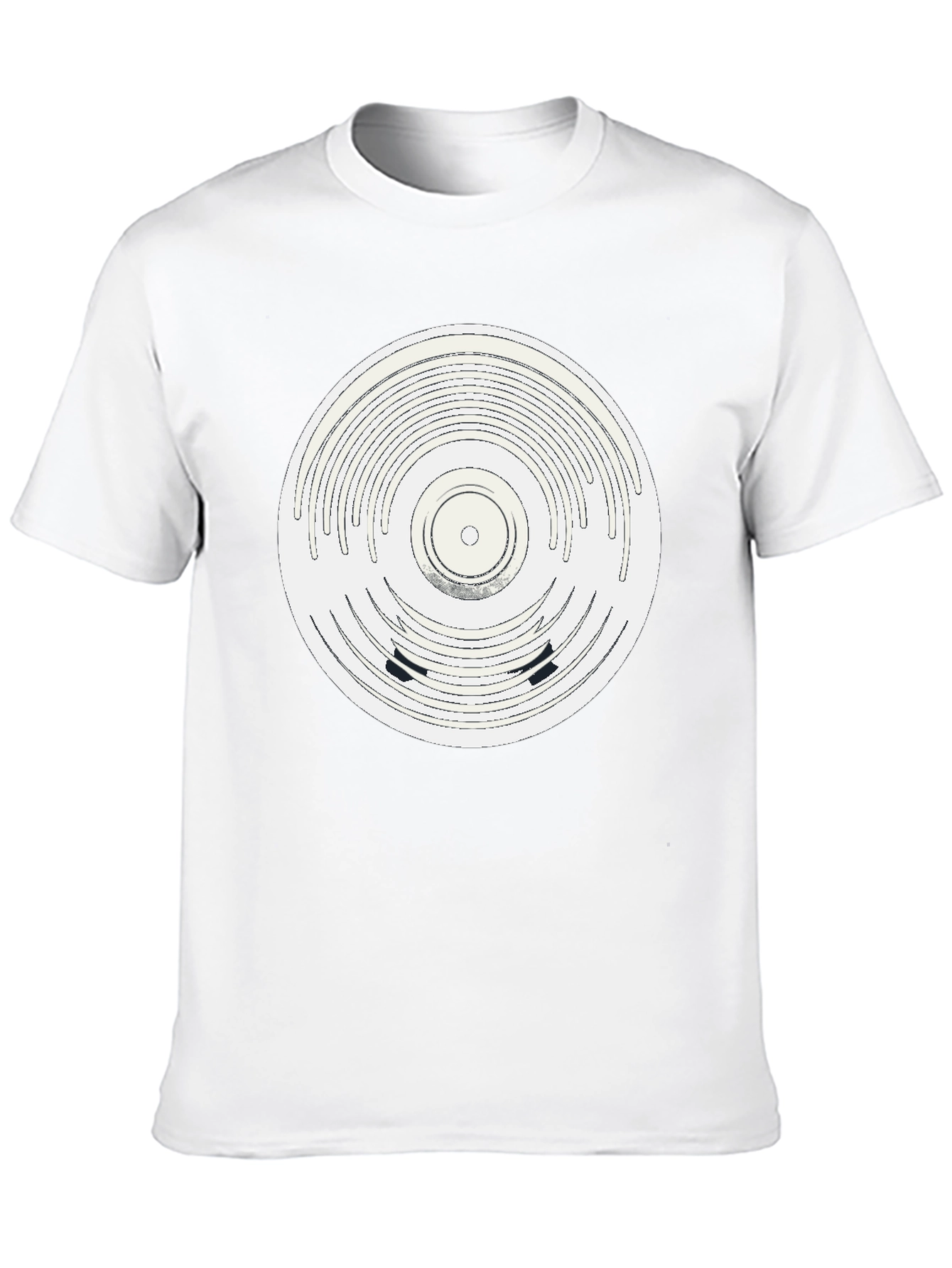 Retro Record Design T-Shirt