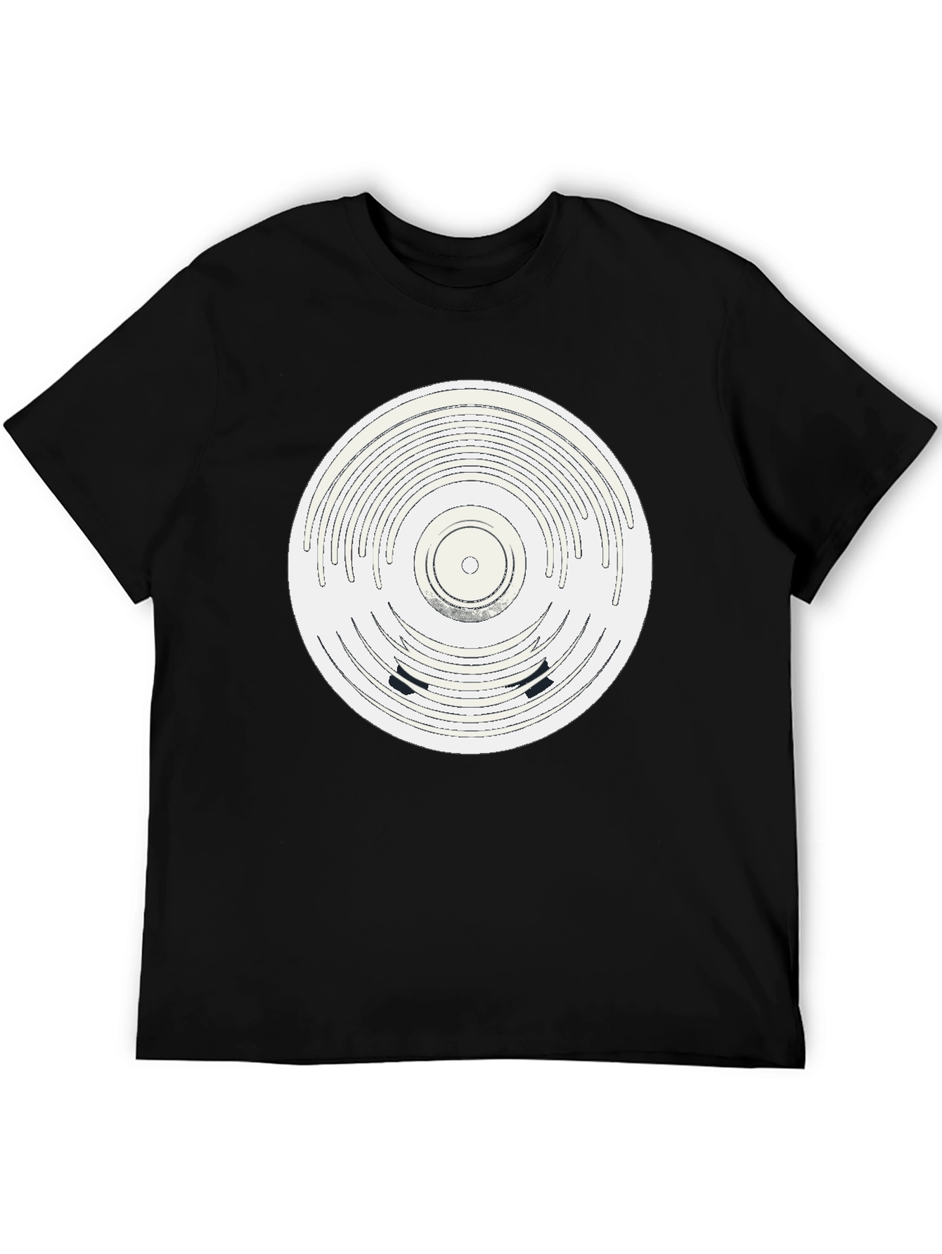 Retro Record Design T-Shirt