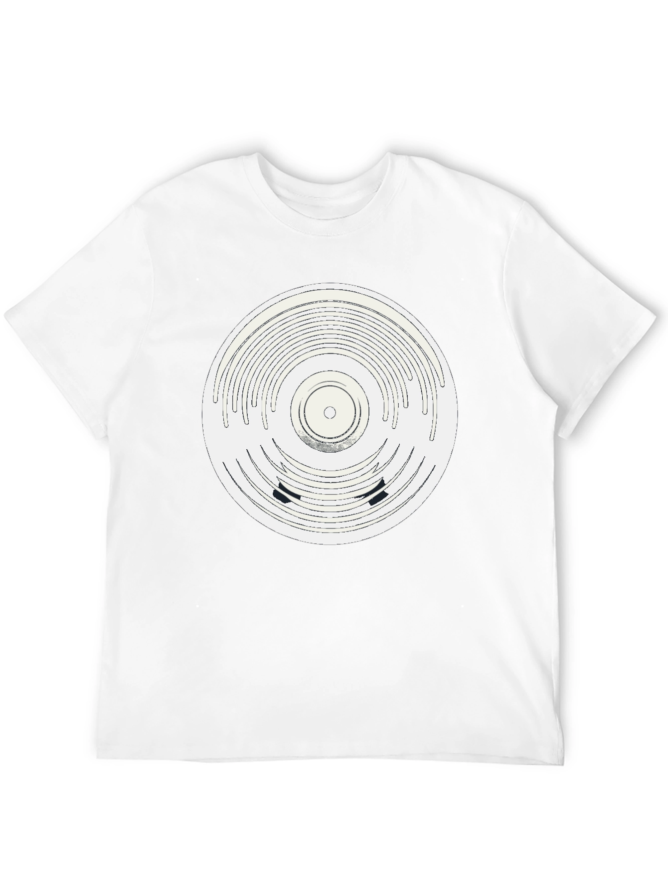 Retro Record Design T-Shirt