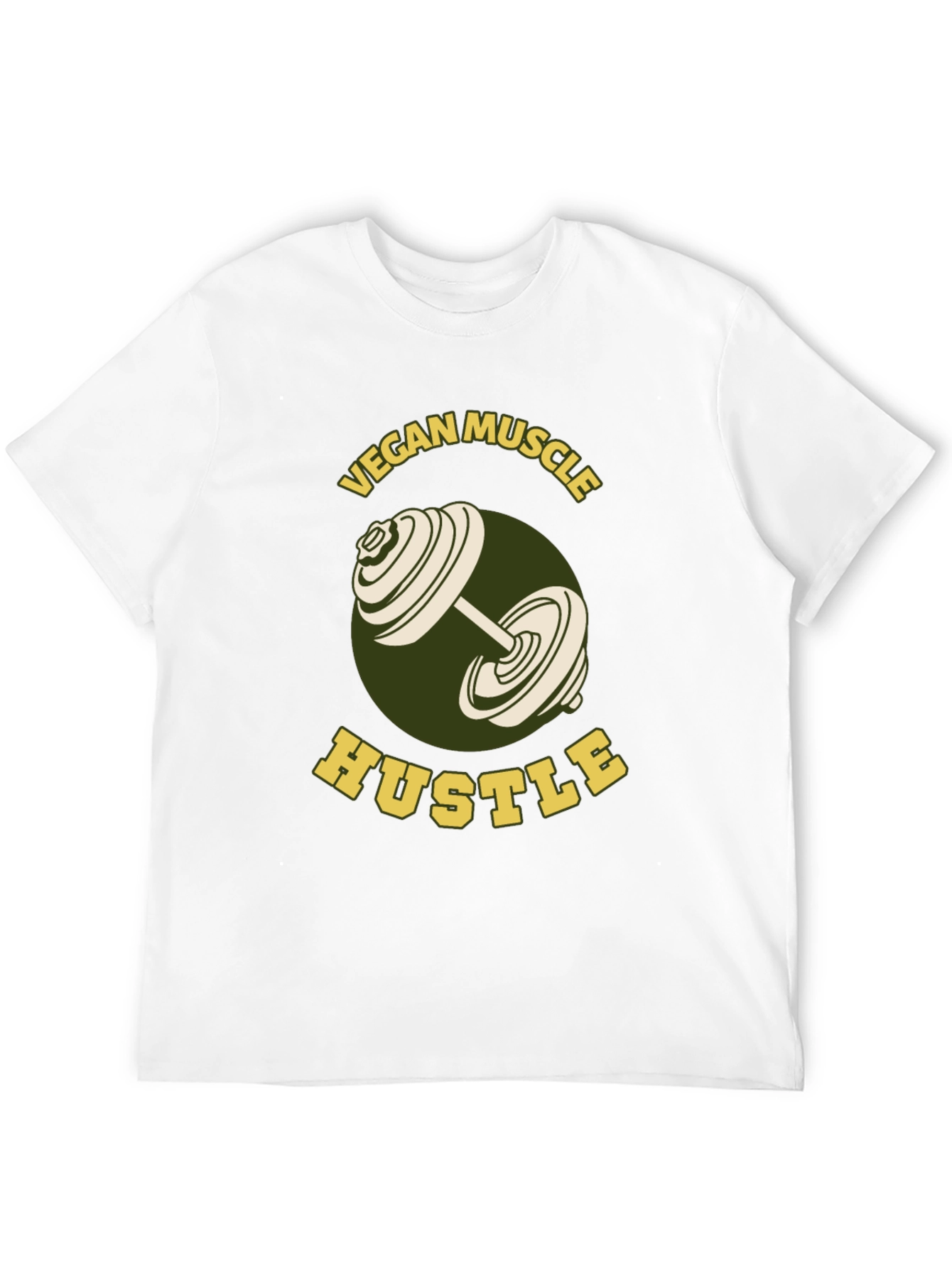 Vegan Muscle Hustle Graphic Tee