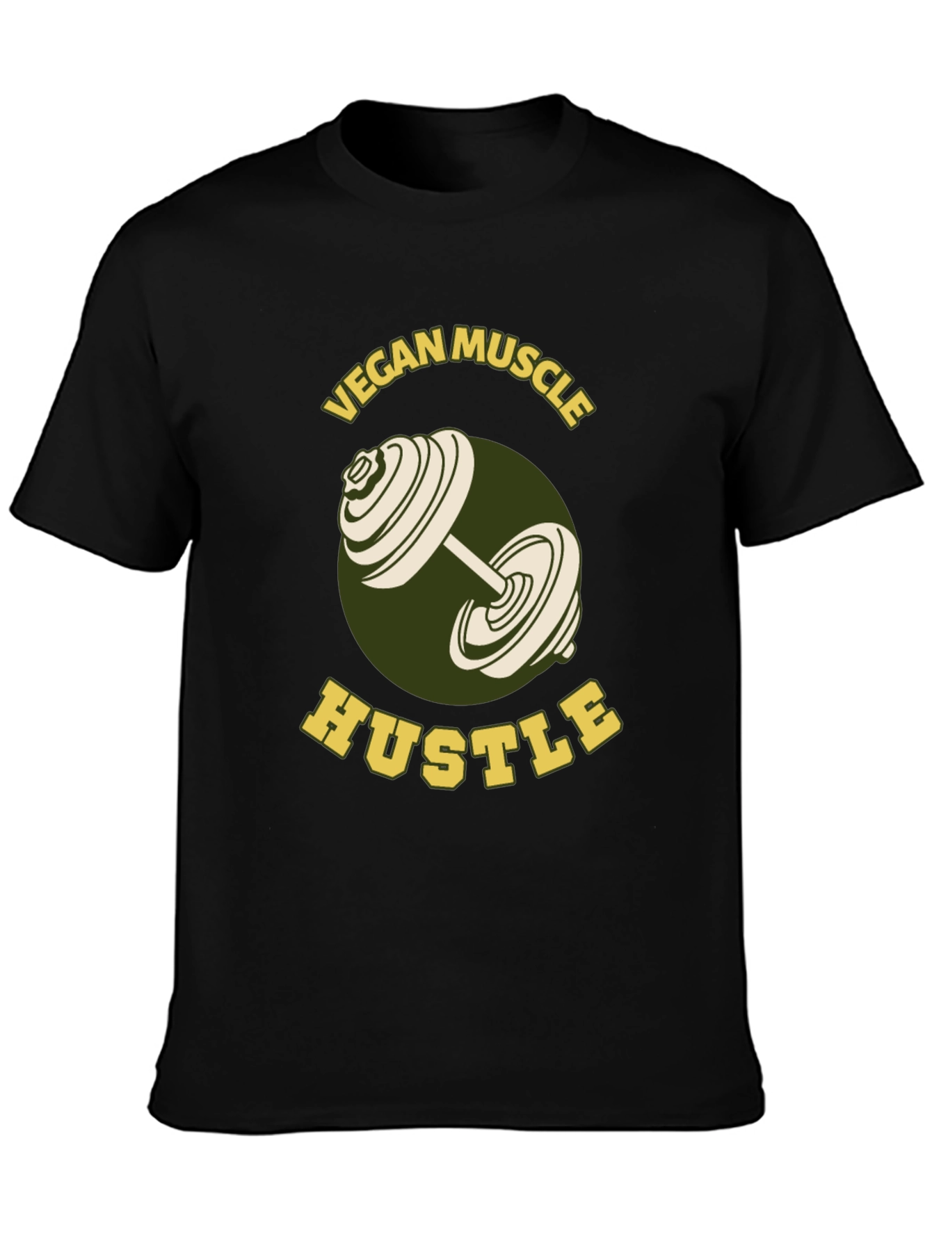 Vegan Muscle Hustle Graphic Tee