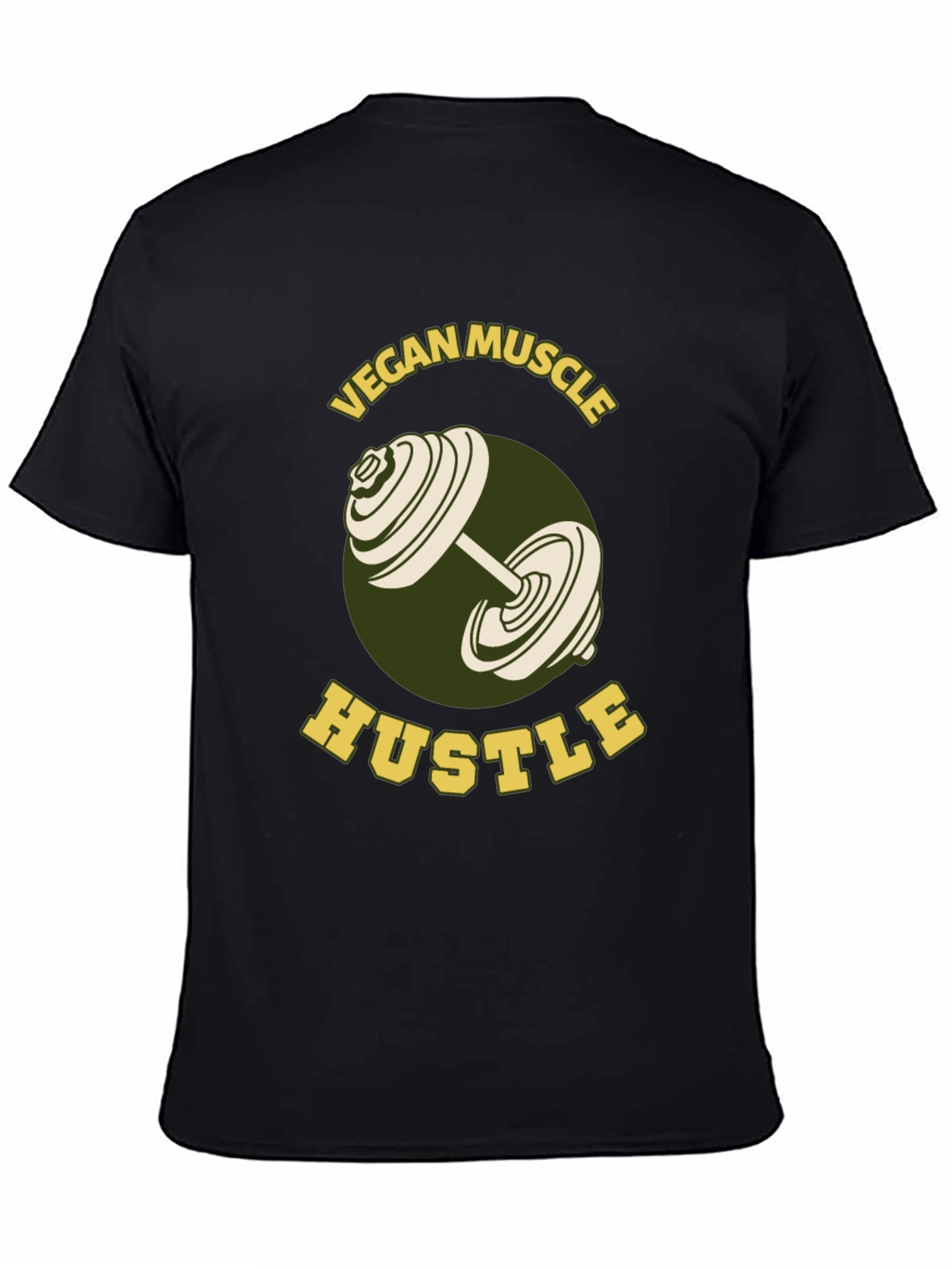 Vegan Muscle Hustle Graphic Tee