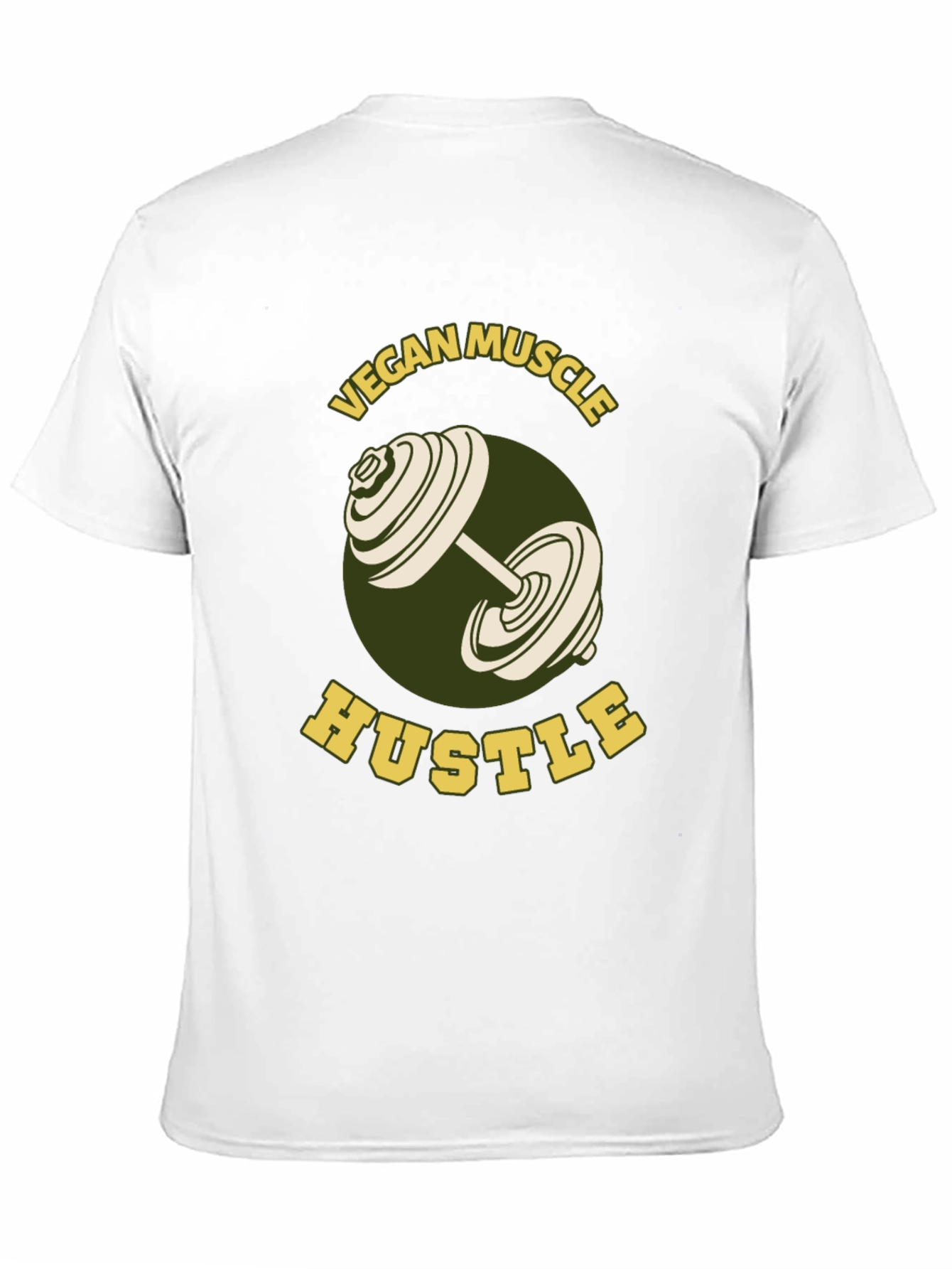 Vegan Muscle Hustle Graphic Tee