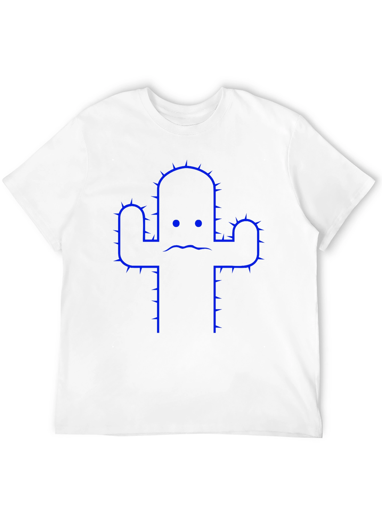 Sad Cactus Graphic Tee - Black