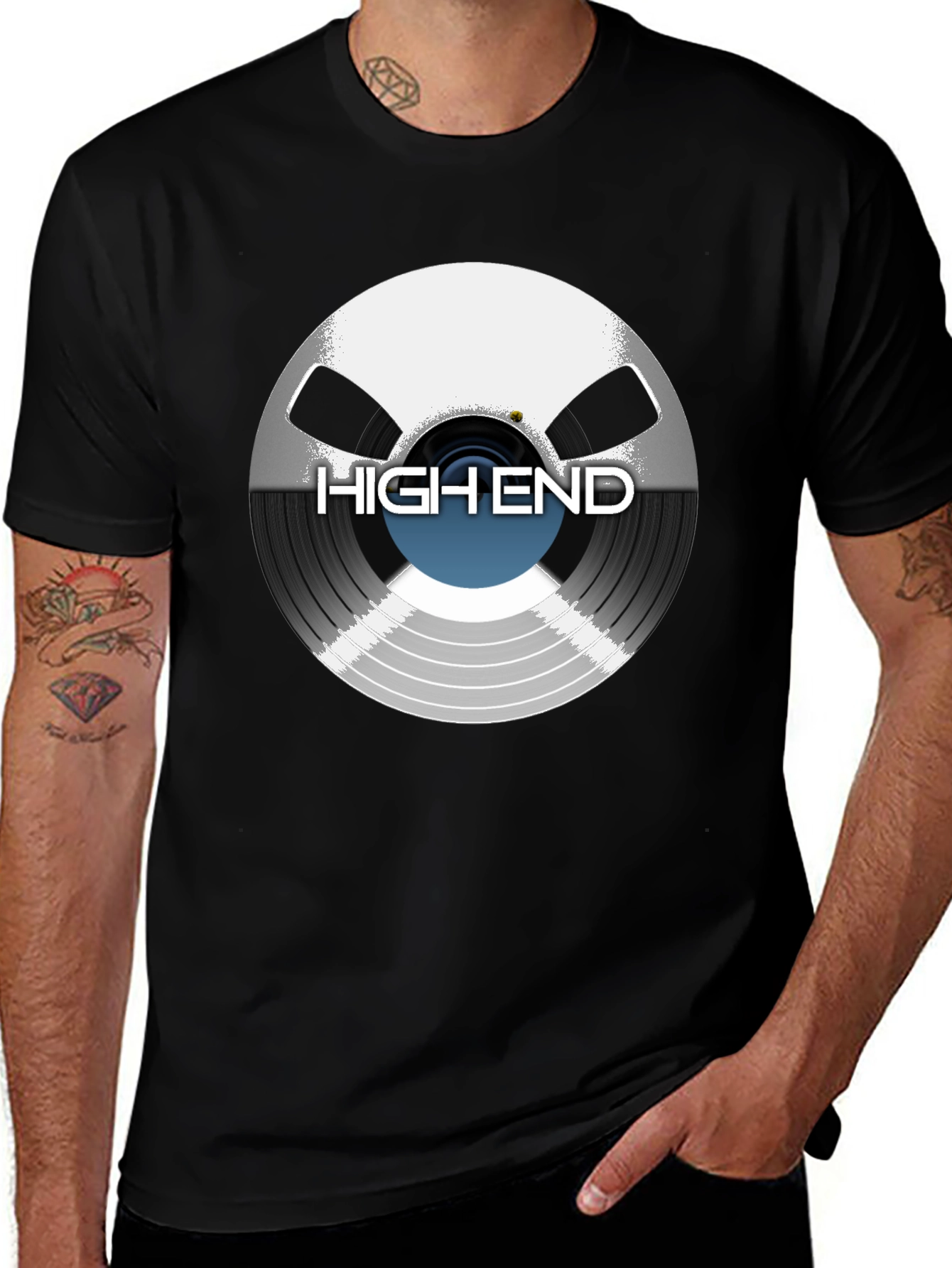 High End Vinyl Record T-Shirt