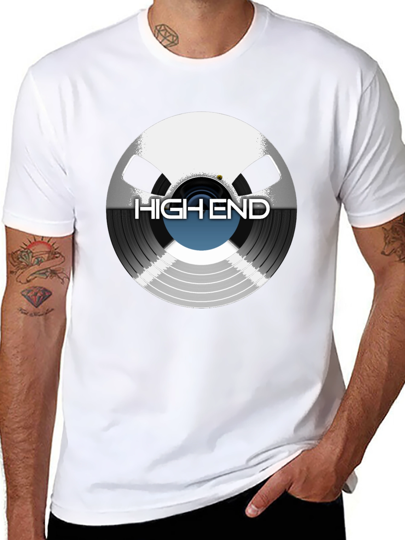 High End Vinyl Record T-Shirt