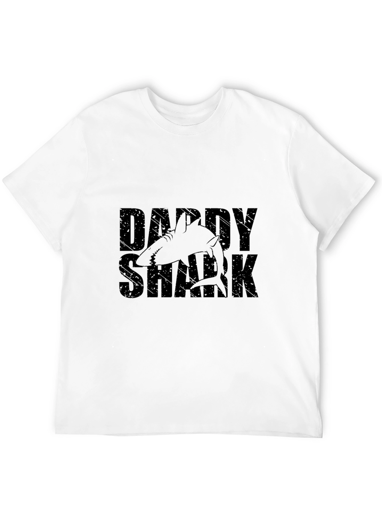 Daddy Shark Black Graphic Tee