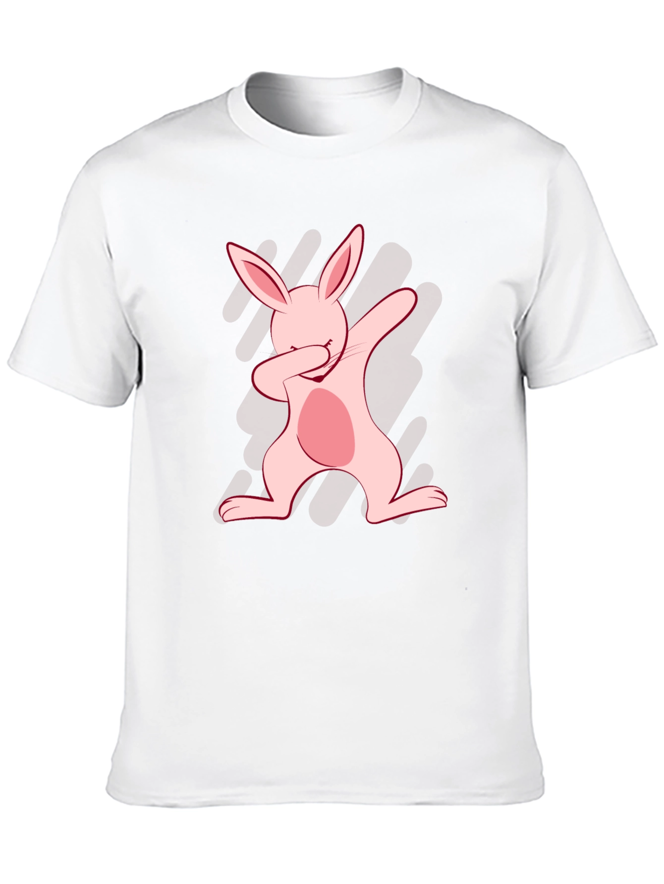 Dabbing Easter Bunny Graphic T-Shirt