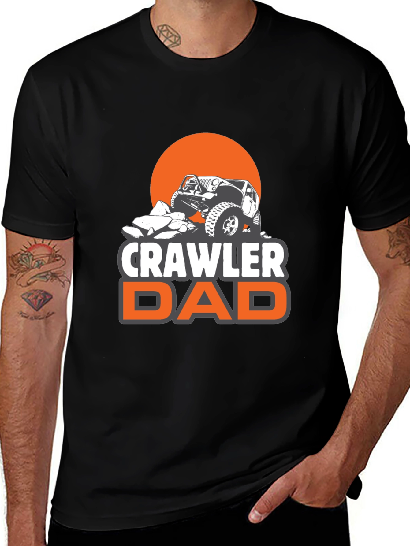 Crawler Dad Graphic Tee - Off Road Adventure Shirt