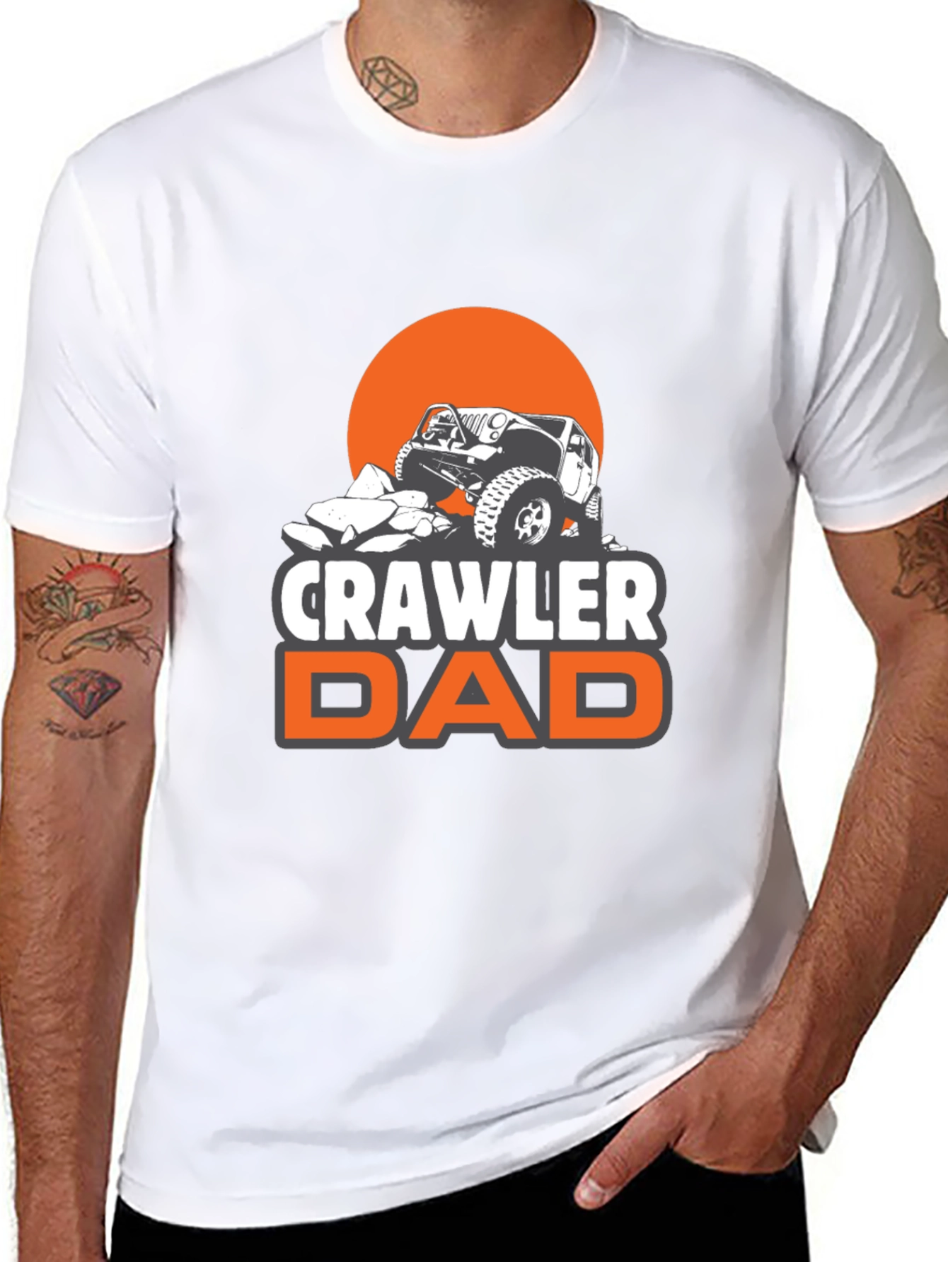 Crawler Dad Graphic Tee - Off Road Adventure Shirt