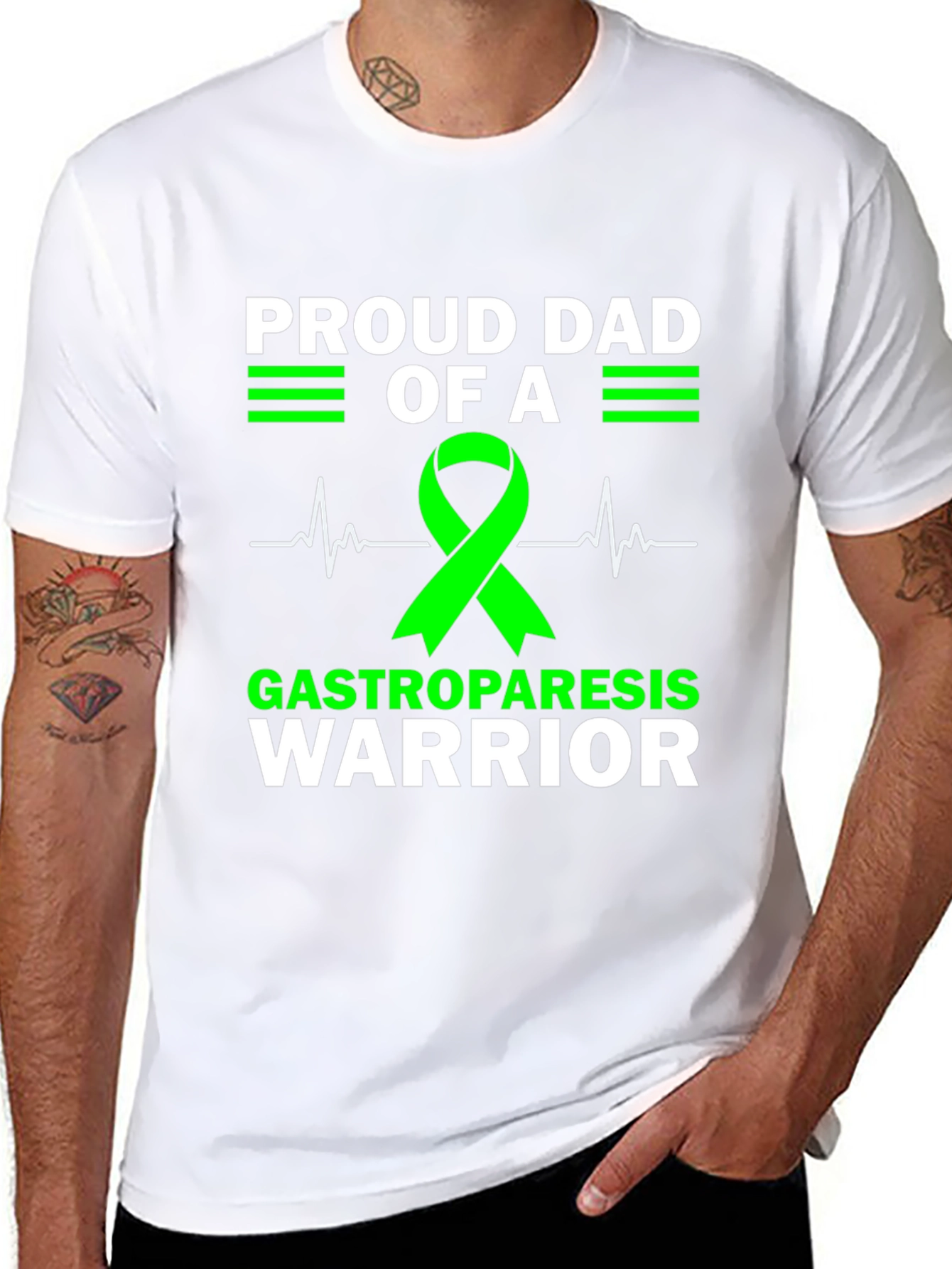 Proud Dad of a Gastroparesis Warrior T-Shirt