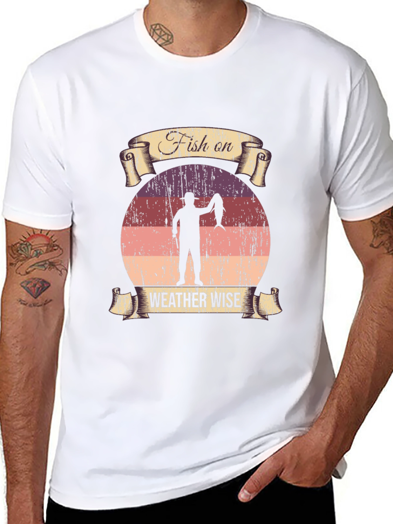 Fishing T-Shirt - Fish On Weather Wise