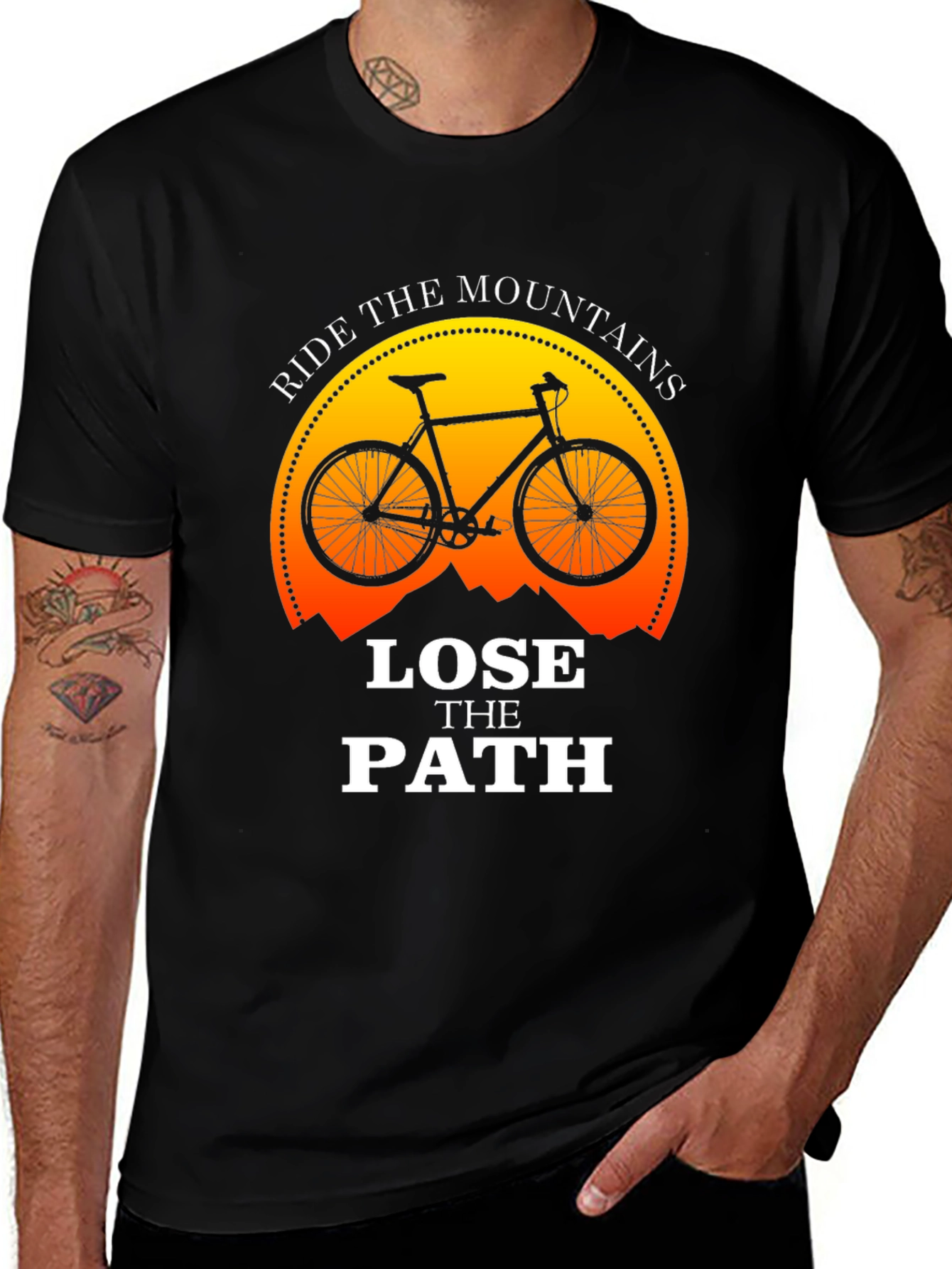 Ride the Mountains Bike Graphic Tee