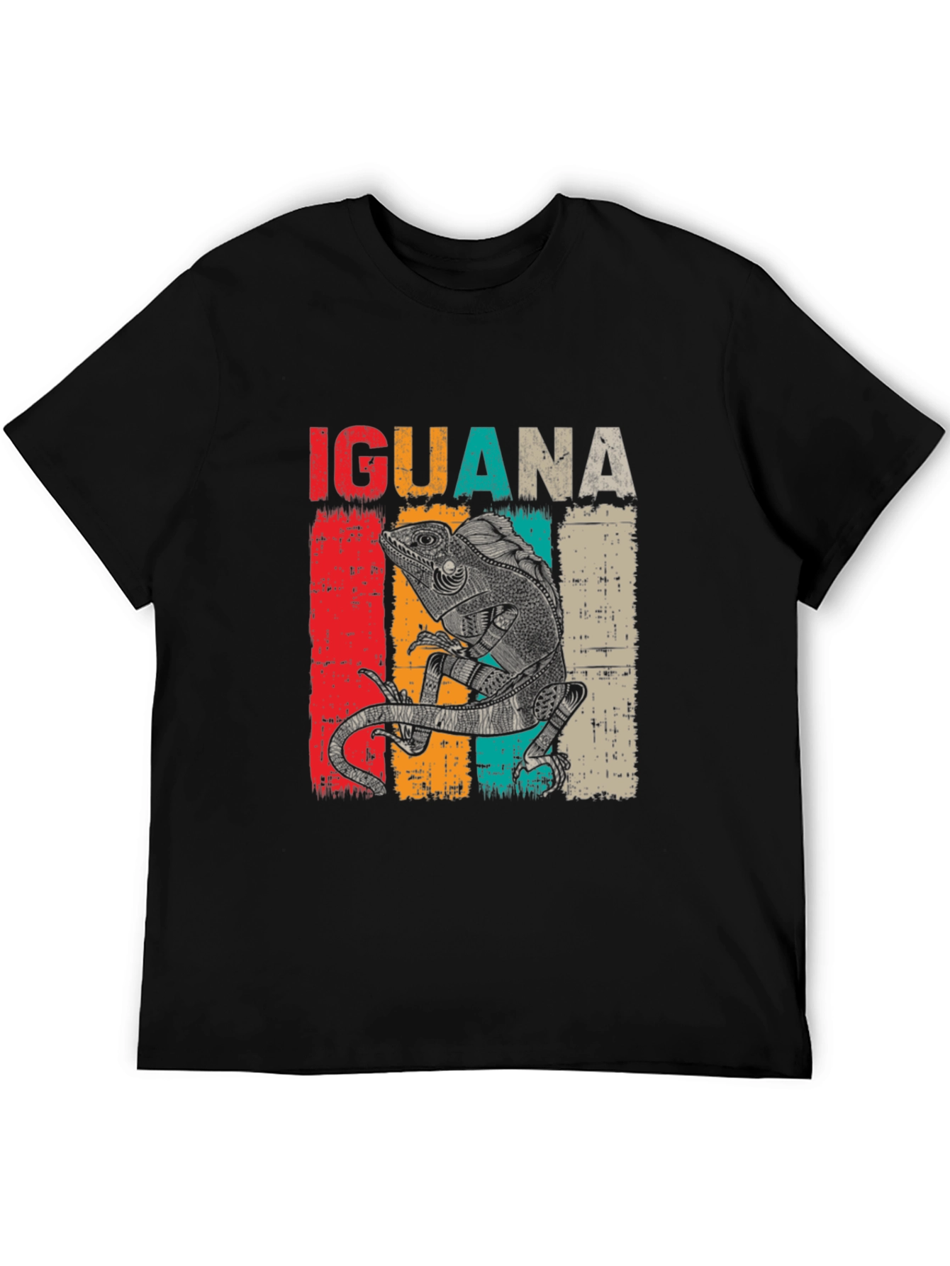 Iguana Graphic Tee - Retro Lizard Lover T-Shirt