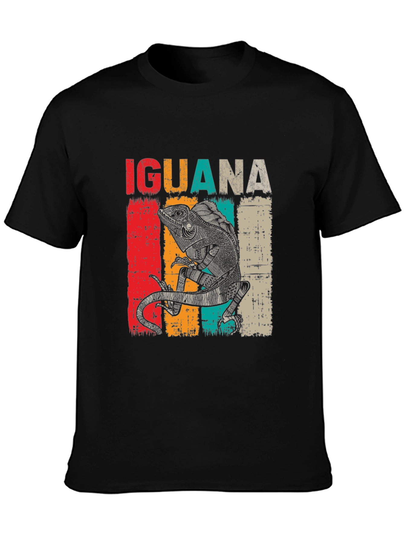 Iguana Graphic Tee - Retro Lizard Lover T-Shirt