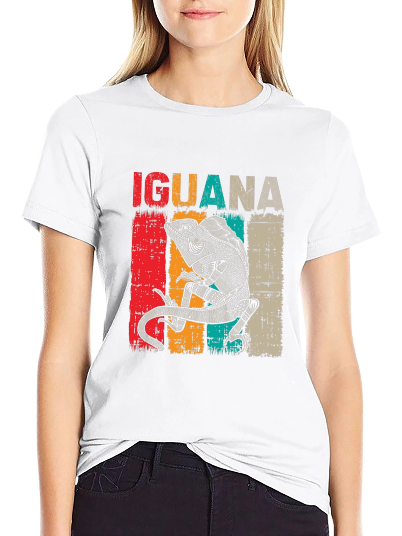 Iguana Graphic Tee - Retro Lizard Lover T-Shirt