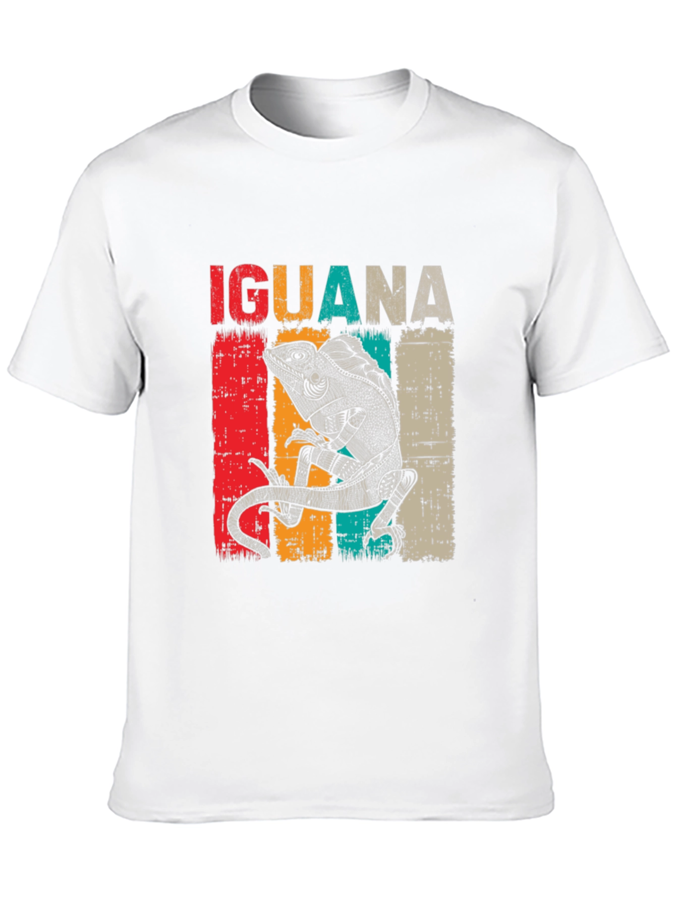 Iguana Graphic Tee - Retro Lizard Lover T-Shirt
