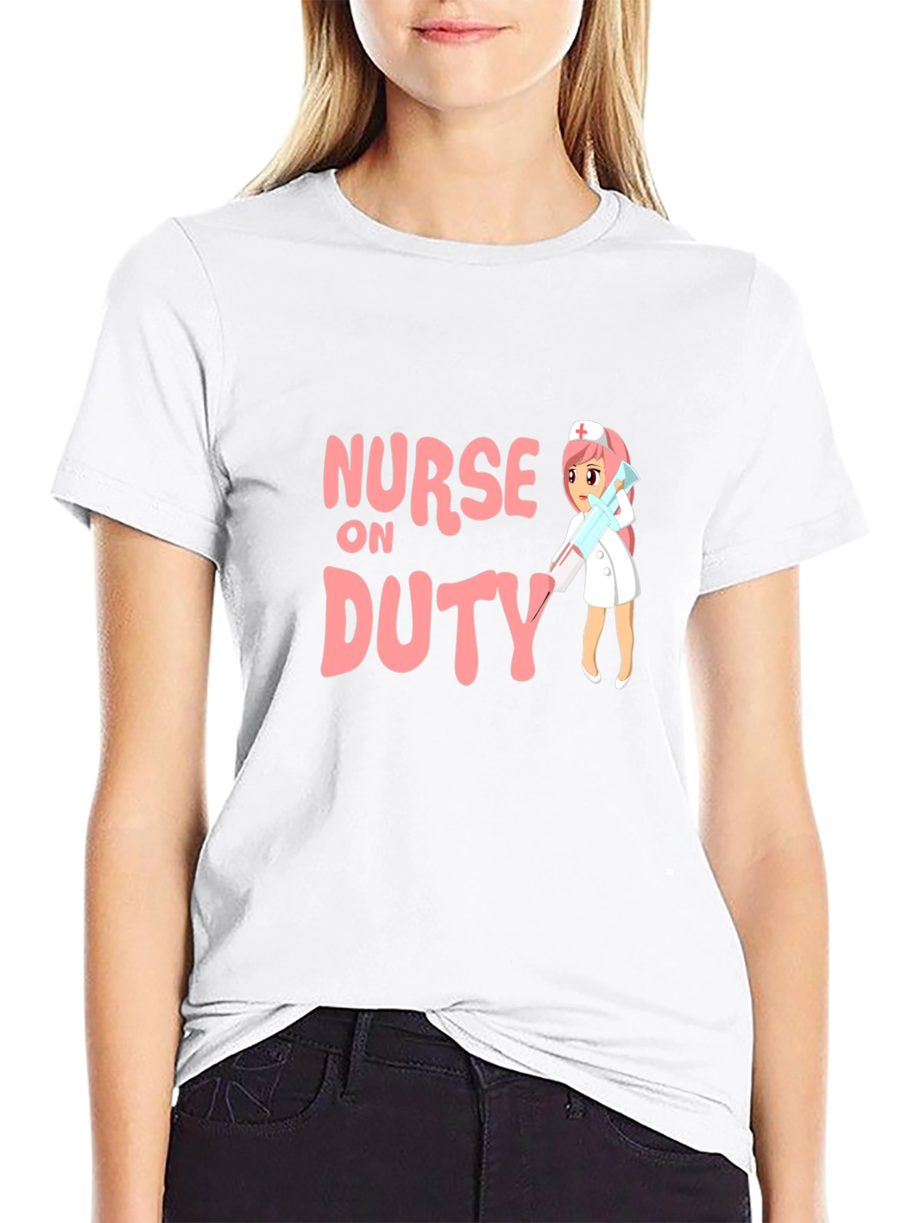 Nurse On Duty Black T-Shirt