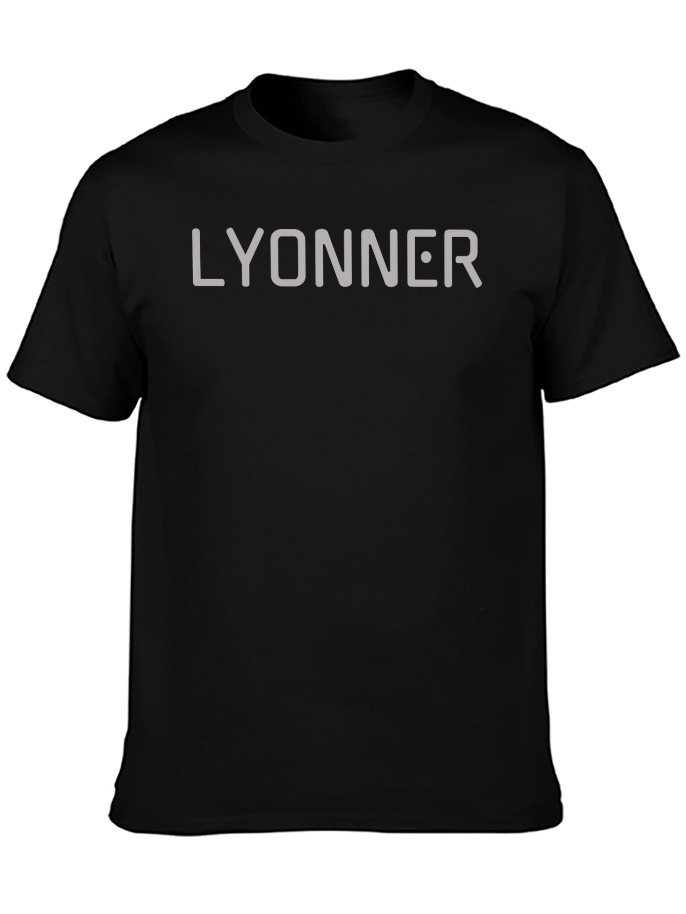 Lyonner Black Graphic Tee - Casual Style