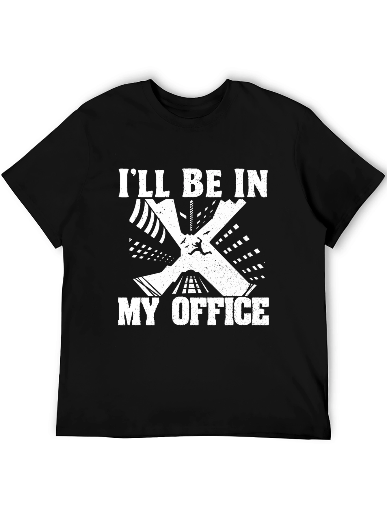 Ill Be in My Office Black T-Shirt