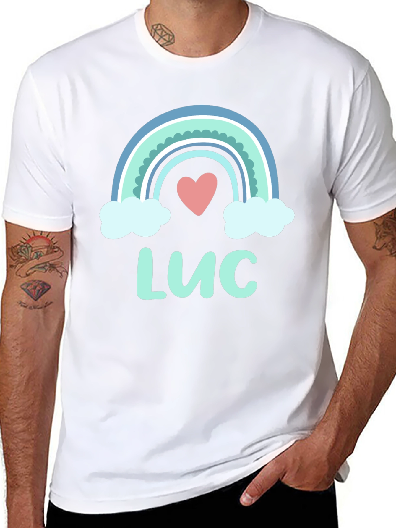 Cute Rainbow Heart T-Shirt - LUC