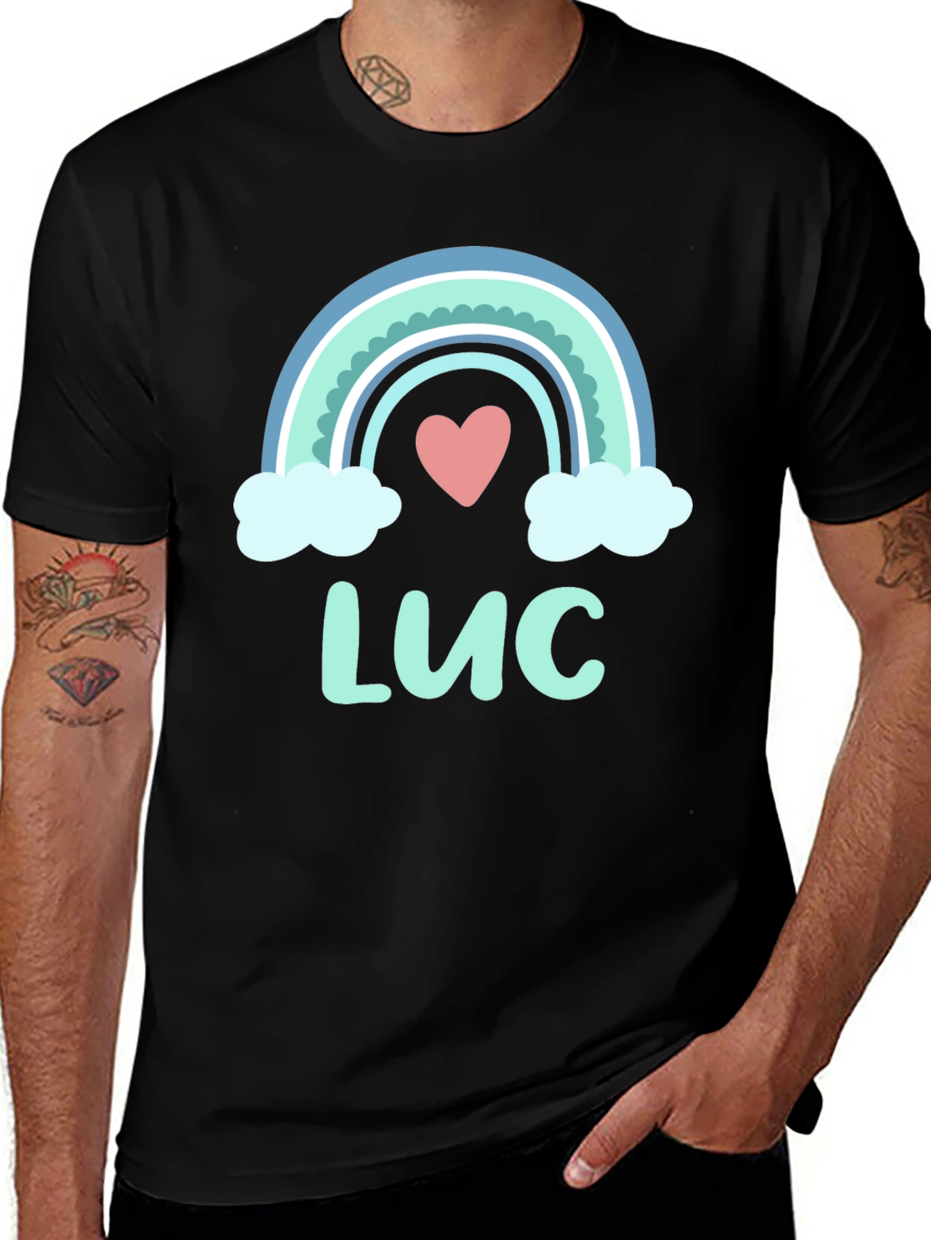 Cute Rainbow Heart T-Shirt - LUC