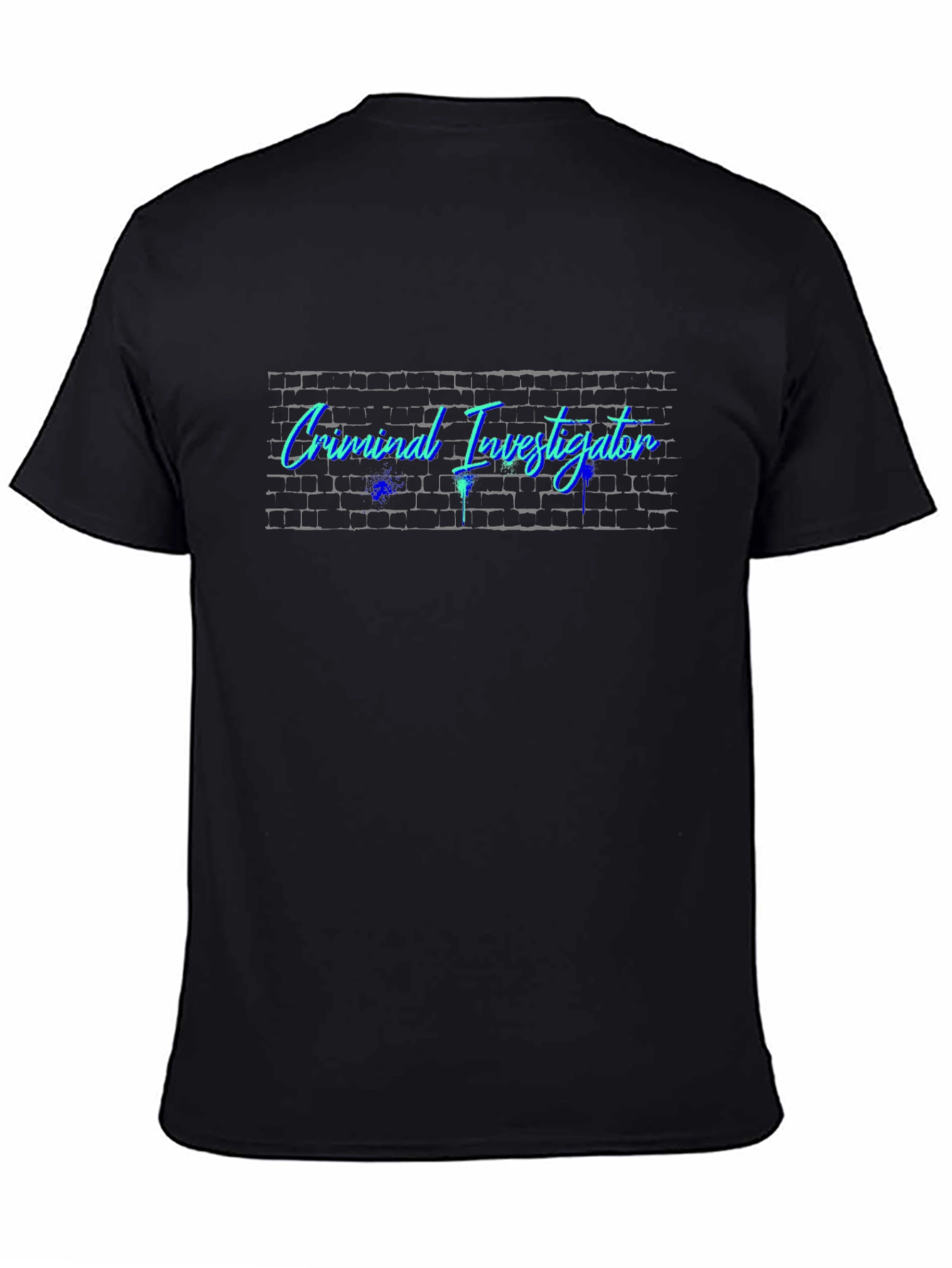 Criminal Investigator T-Shirt - Sleek Black Tee