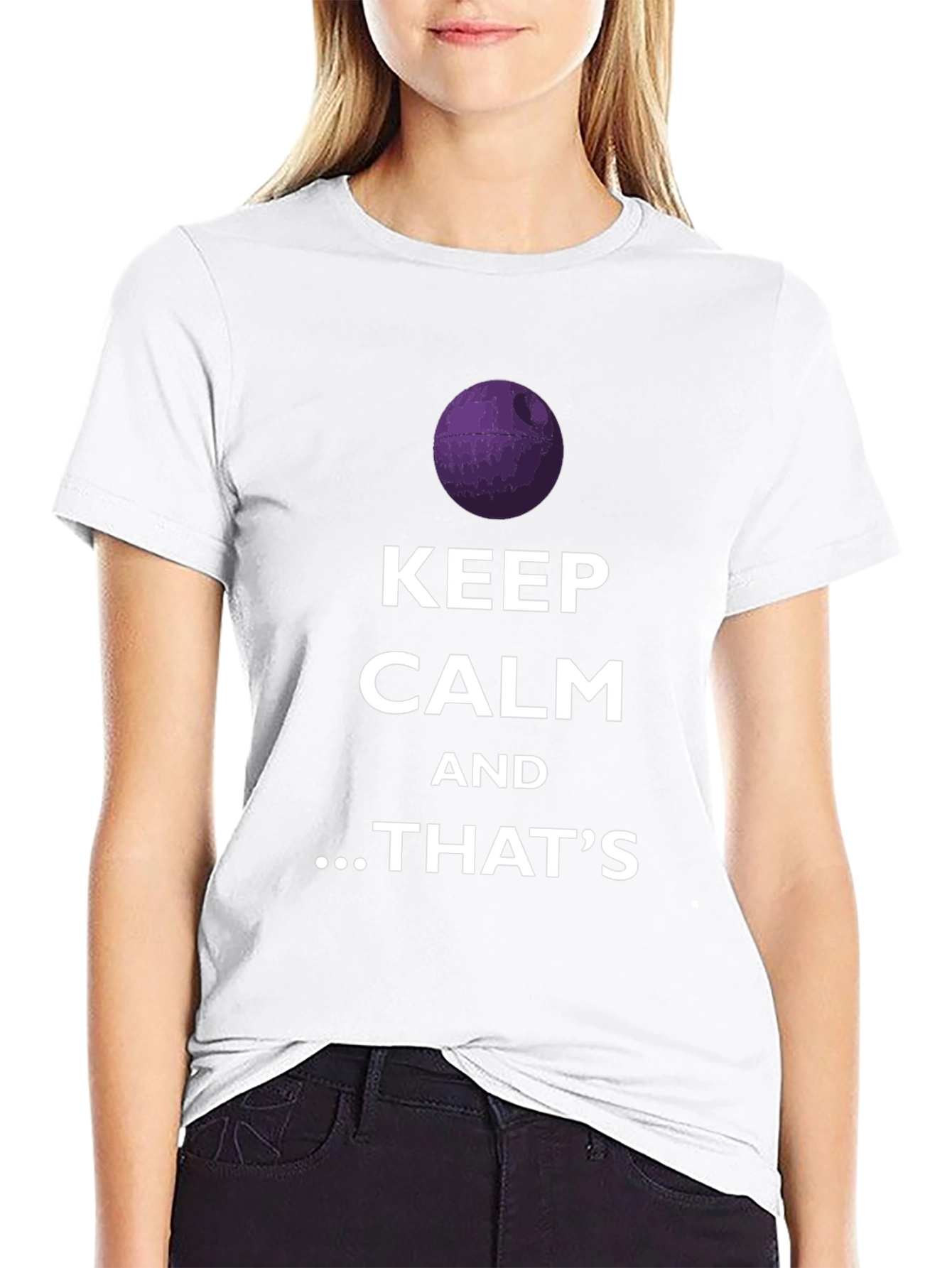 Keep Calm Death Star Graphic T-Shirt