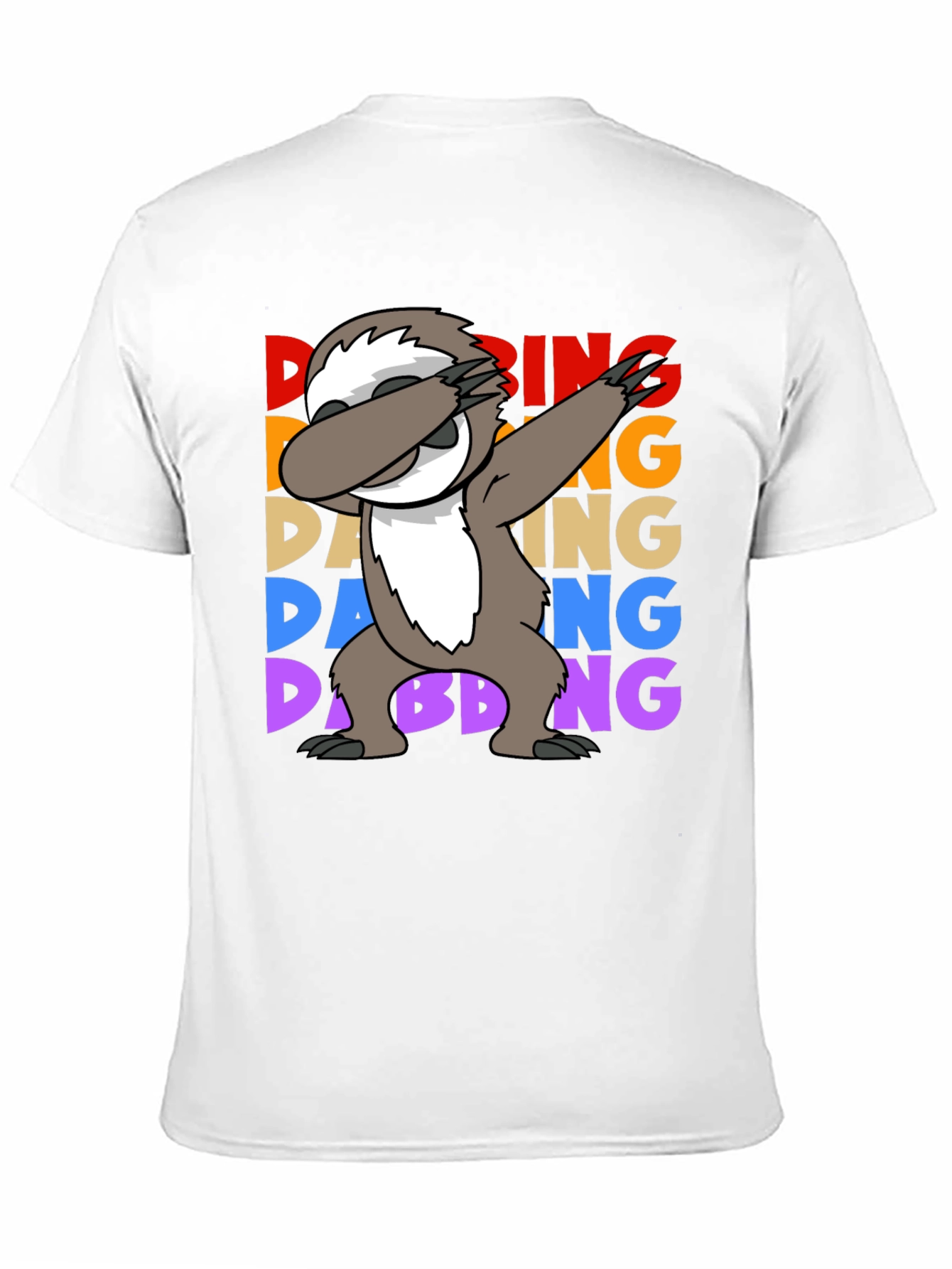 Dabbing Sloth Graphic Tee - Funny Sloth Lover Shirt