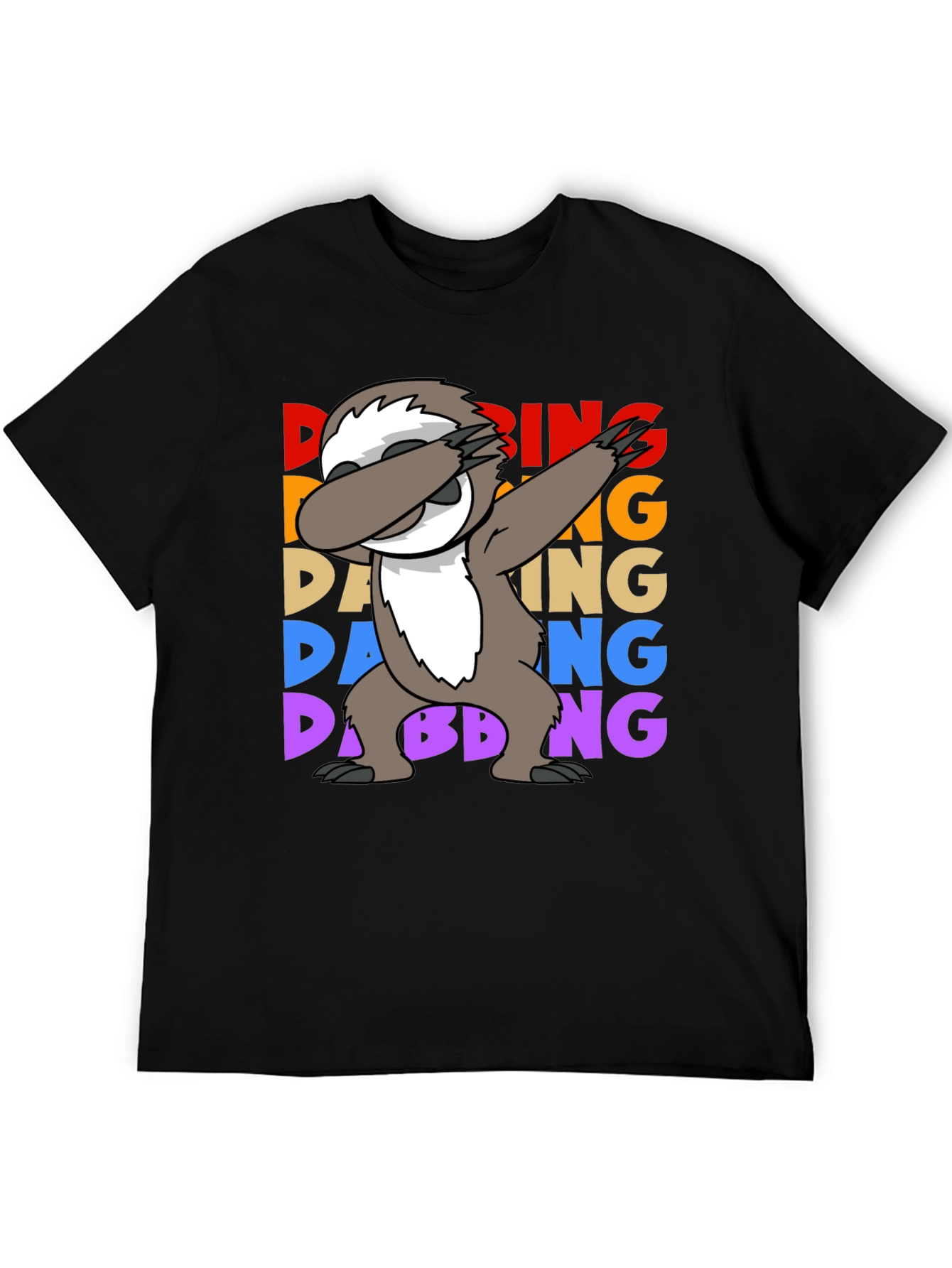 Dabbing Sloth Graphic Tee - Funny Sloth Lover Shirt