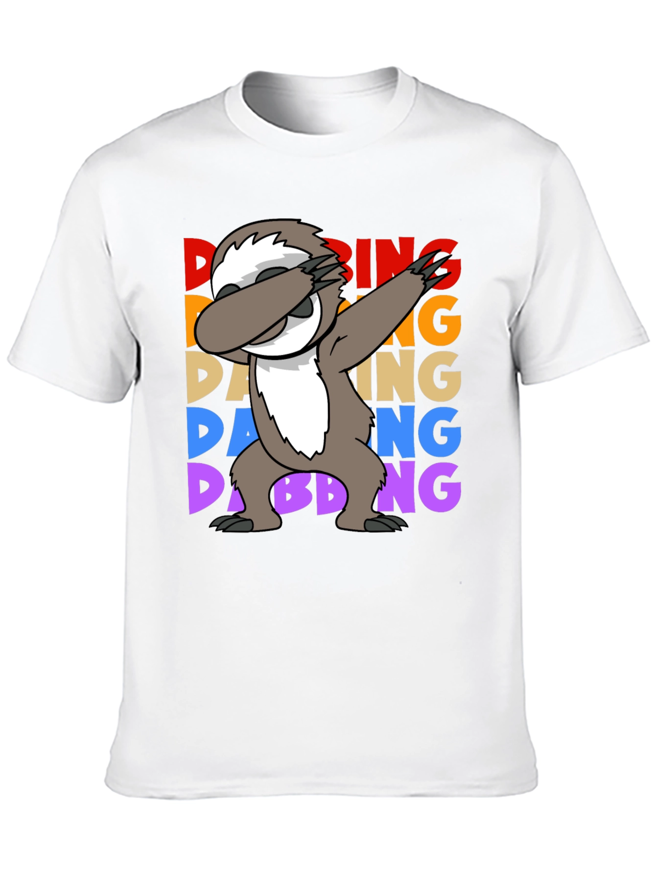 Dabbing Sloth Graphic Tee - Funny Sloth Lover Shirt