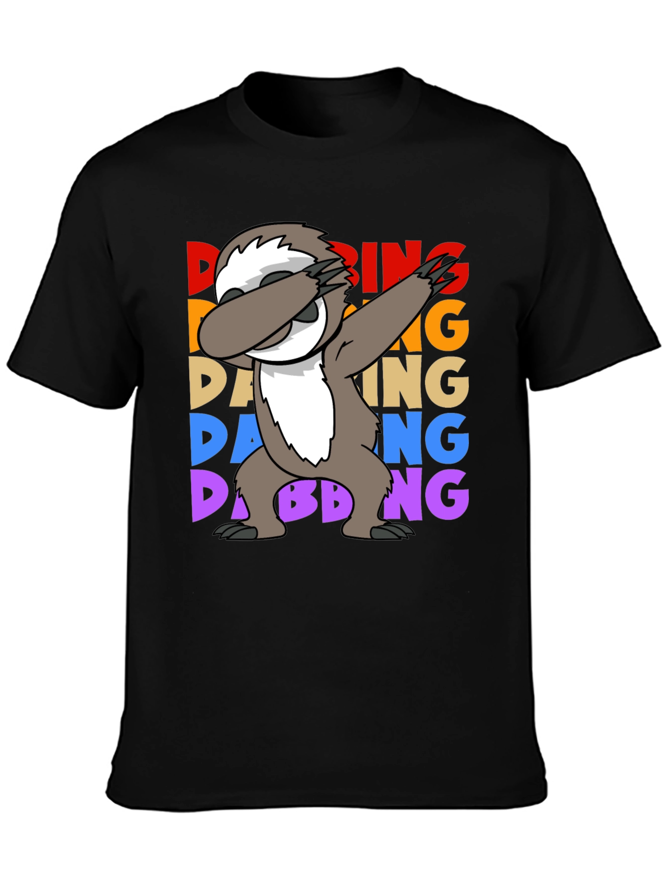 Dabbing Sloth Graphic Tee - Funny Sloth Lover Shirt