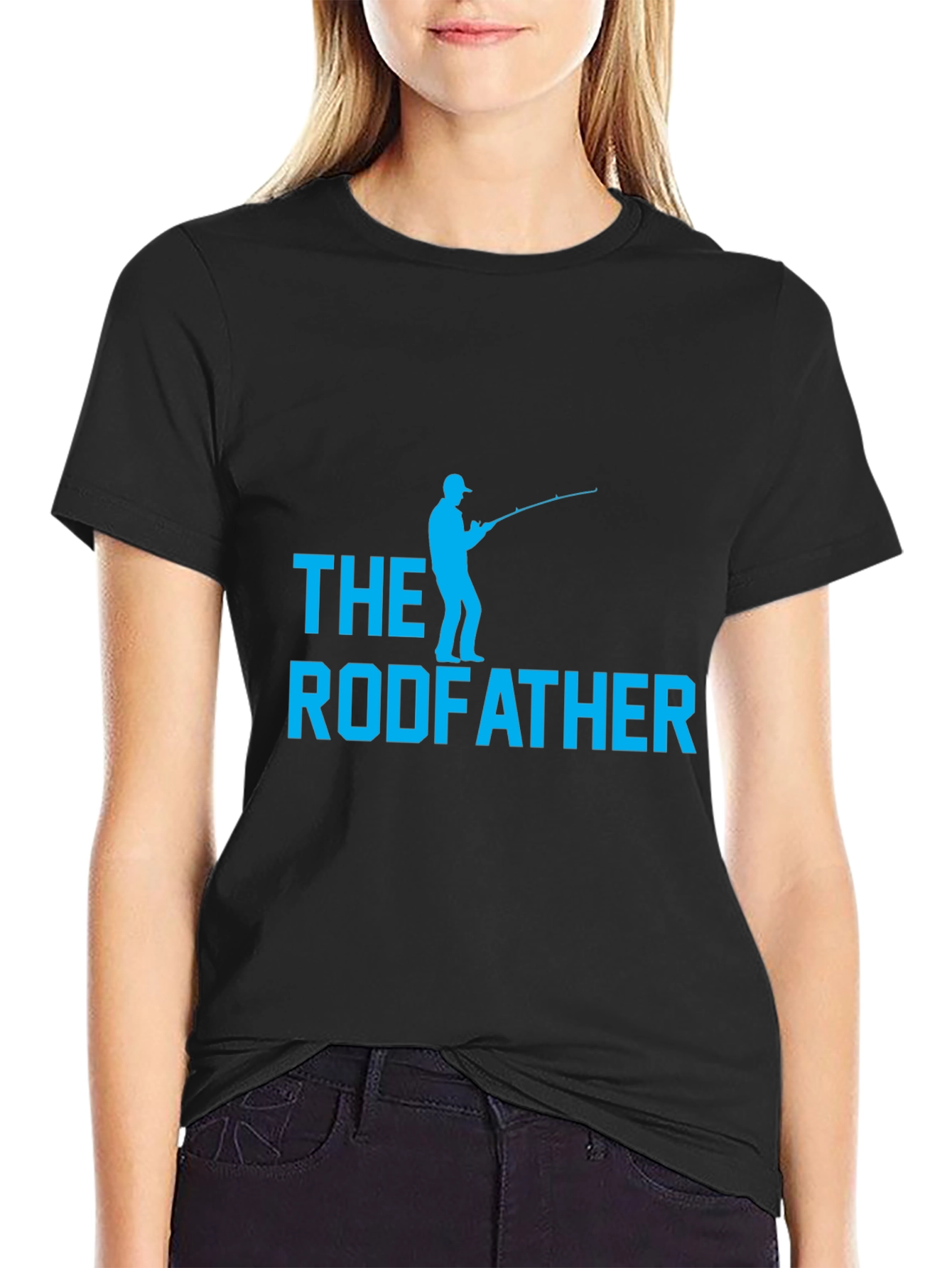 The Rodfather Fishing T-Shirt - Novelty Fisherman Tee