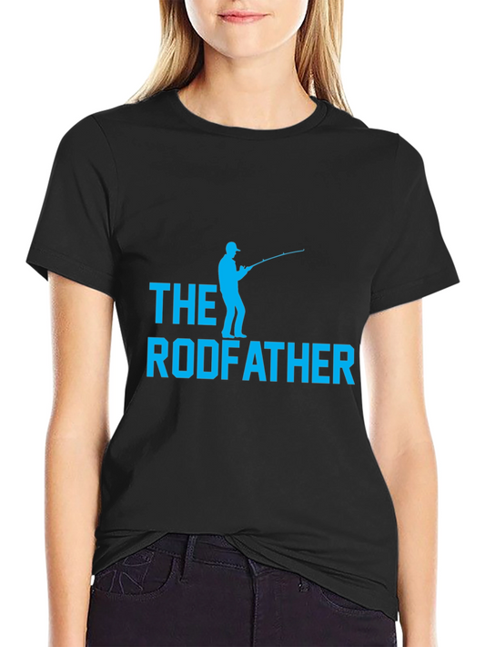 The Rodfather Fishing T-Shirt - Novelty Fisherman Tee