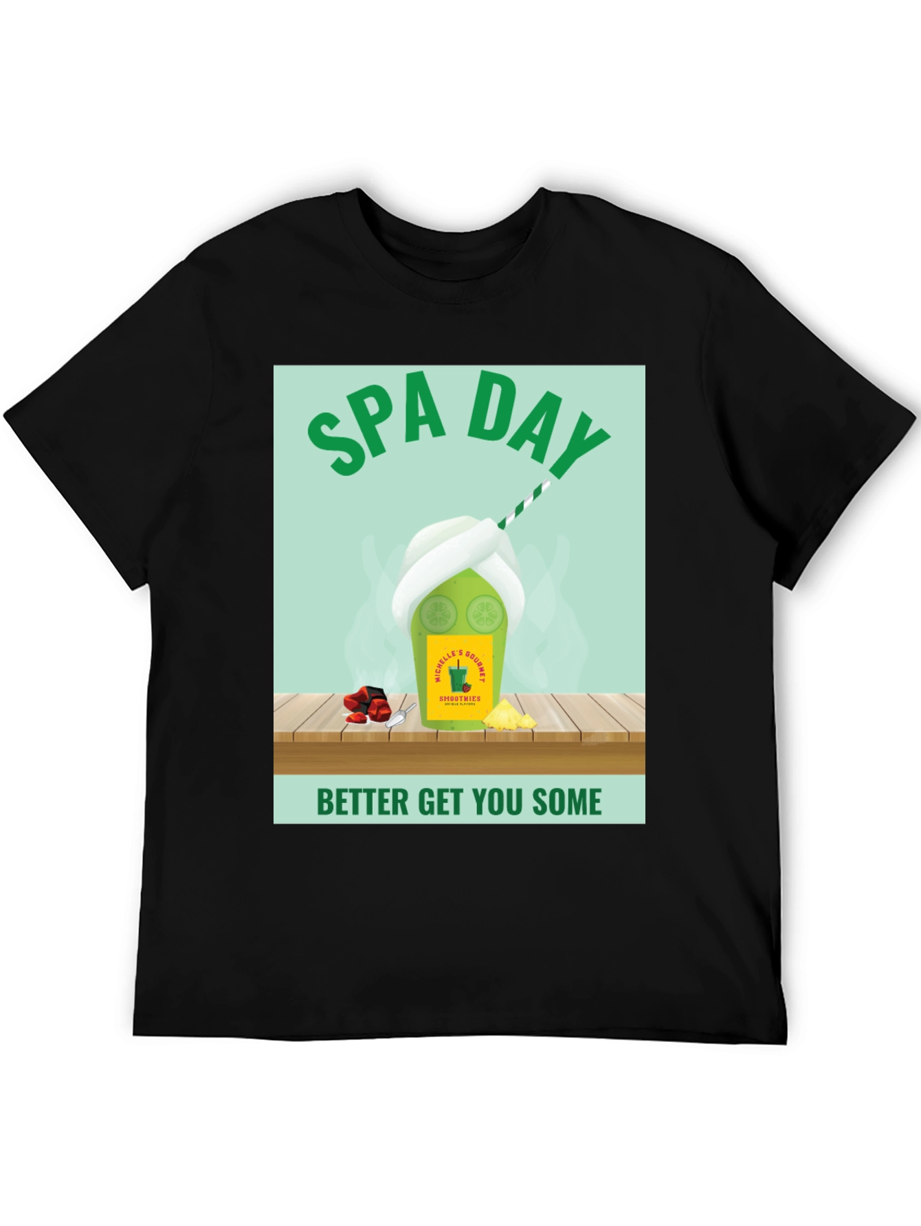Spa Day Smoothie T-Shirt - Relaxation and Refreshment