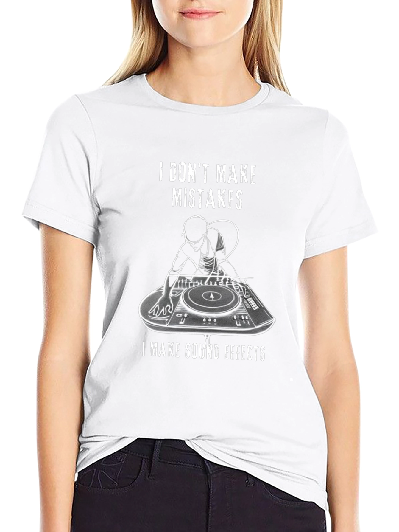 DJ Sound Effects Graphic Tee - Black