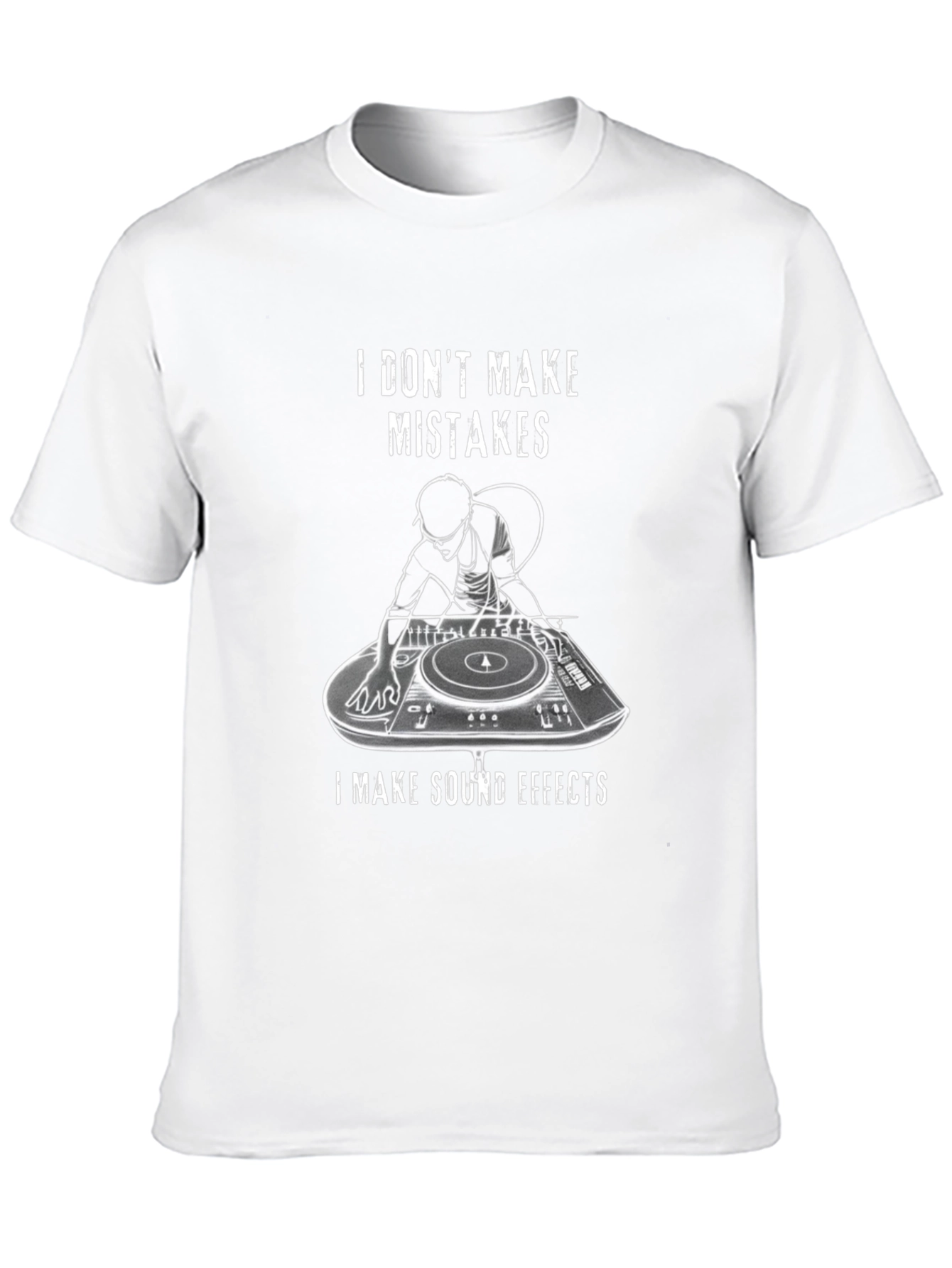 DJ Sound Effects Graphic Tee - Black