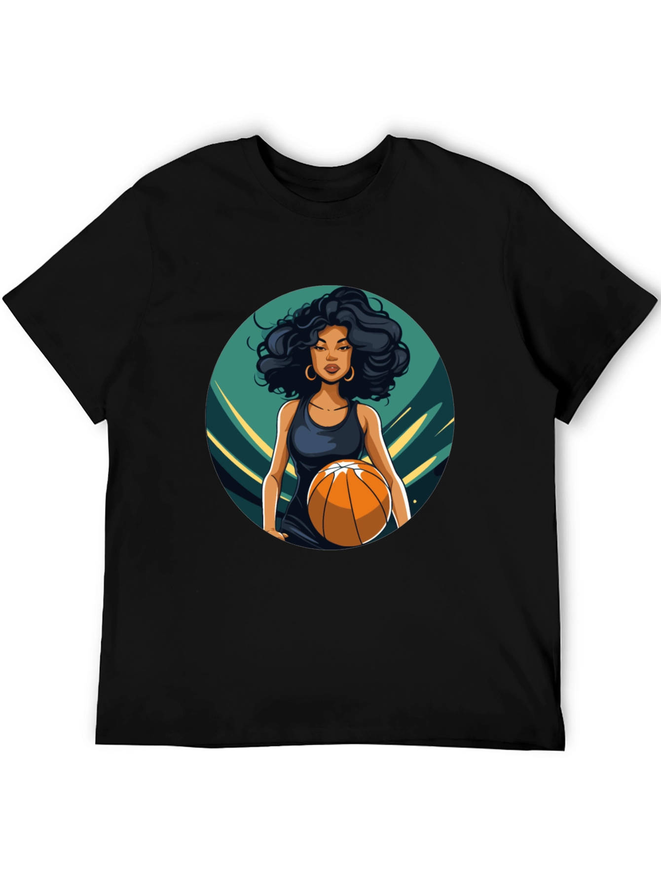 Basketball Woman Graphic Tee - Stylish & Unique!