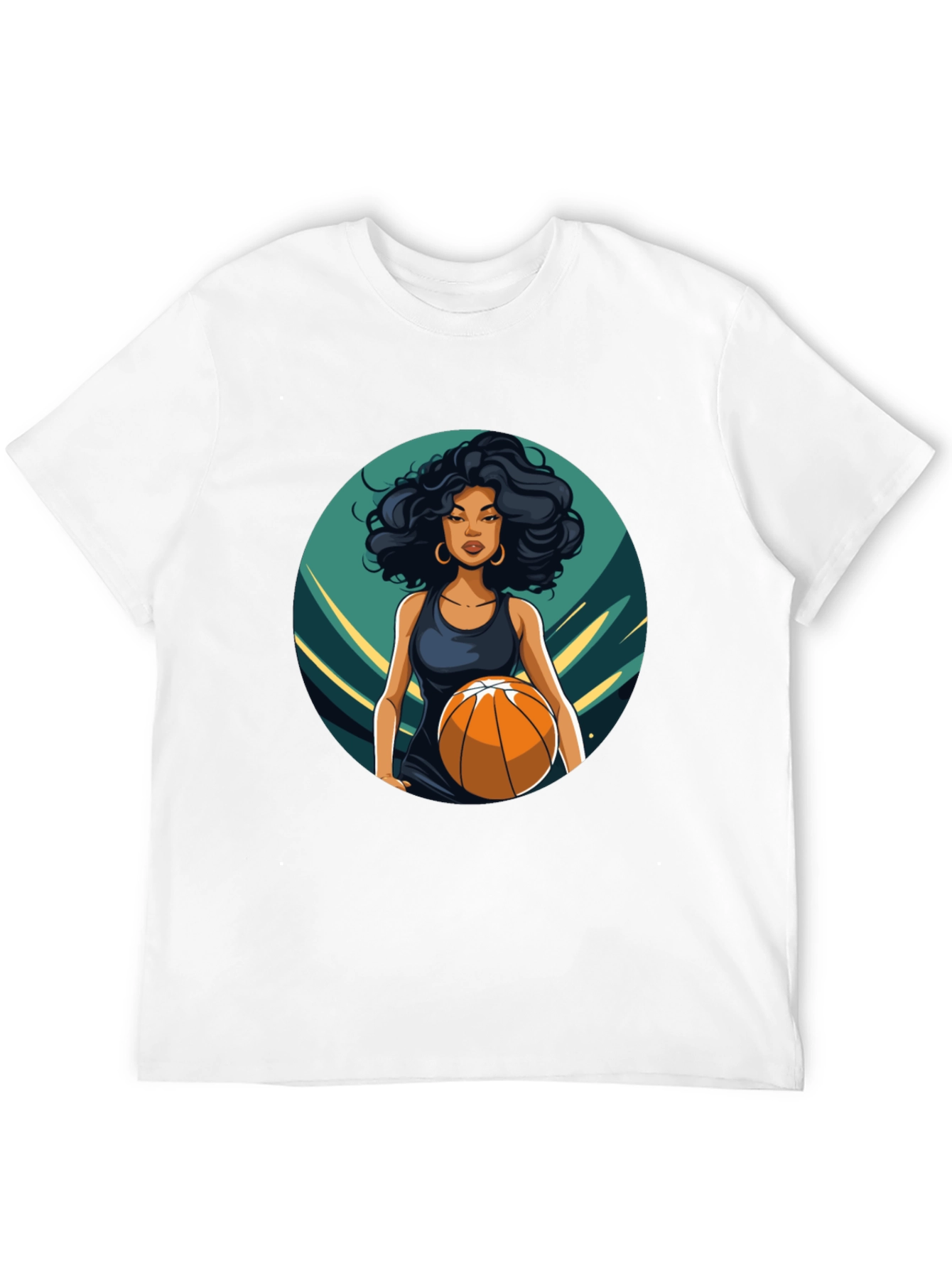 Basketball Woman Graphic Tee - Stylish & Unique!