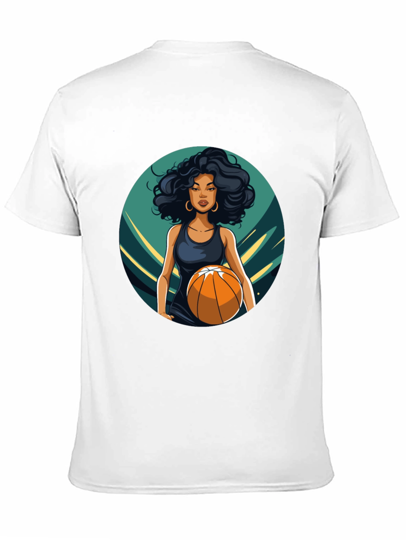 Basketball Woman Graphic Tee - Stylish & Unique!