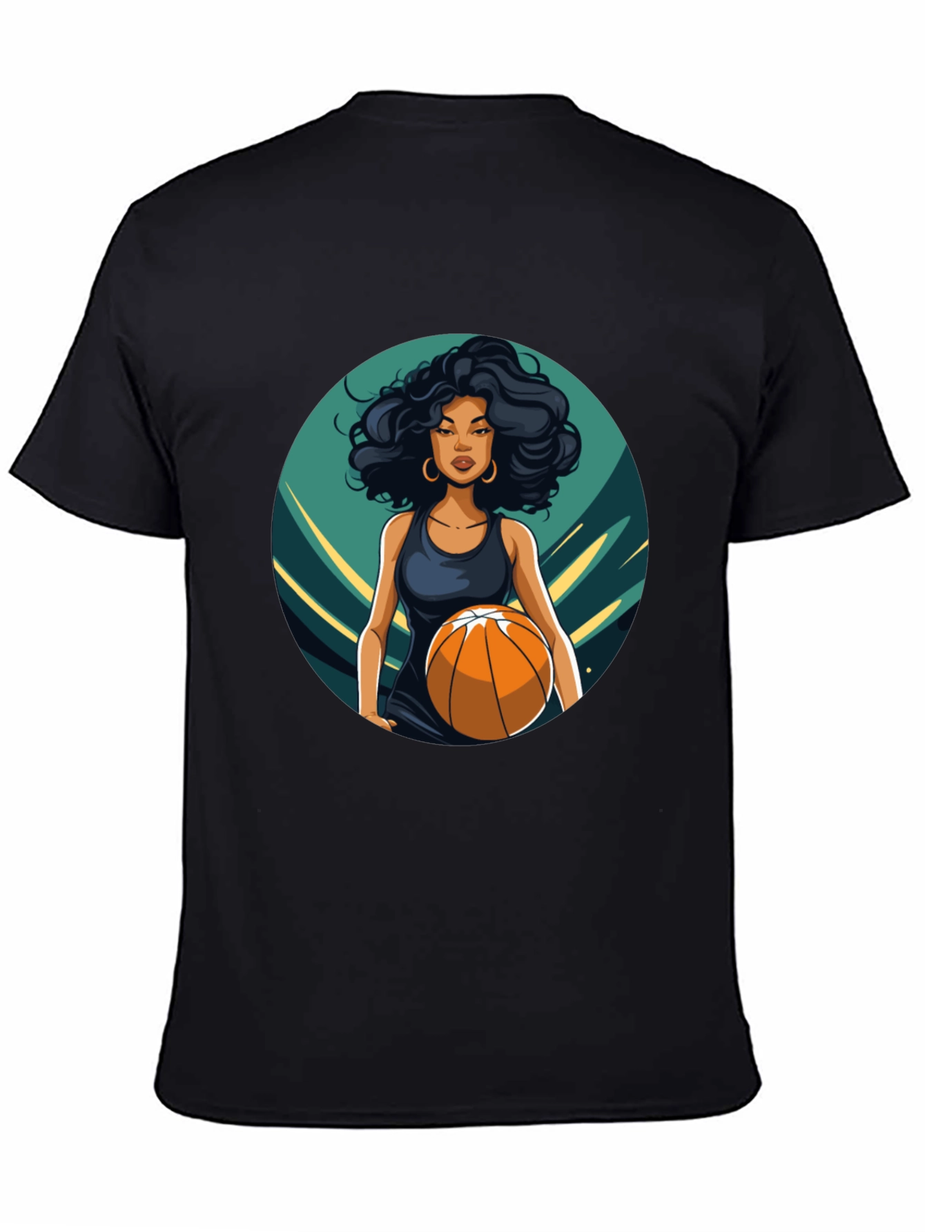 Basketball Woman Graphic Tee - Stylish & Unique!