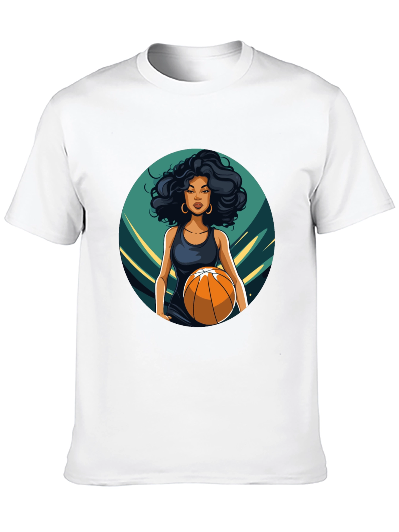 Basketball Woman Graphic Tee - Stylish & Unique!