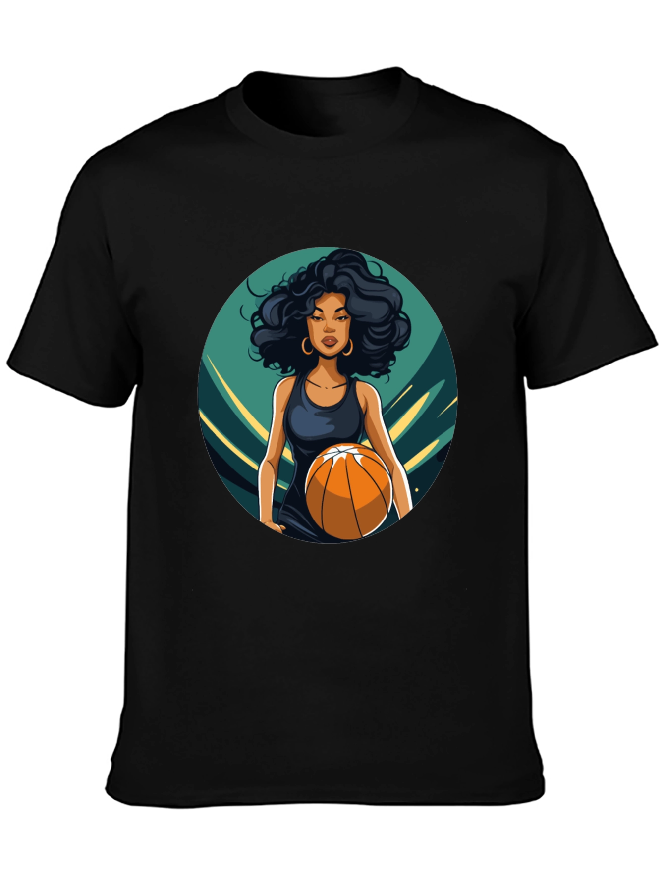Basketball Woman Graphic Tee - Stylish & Unique!