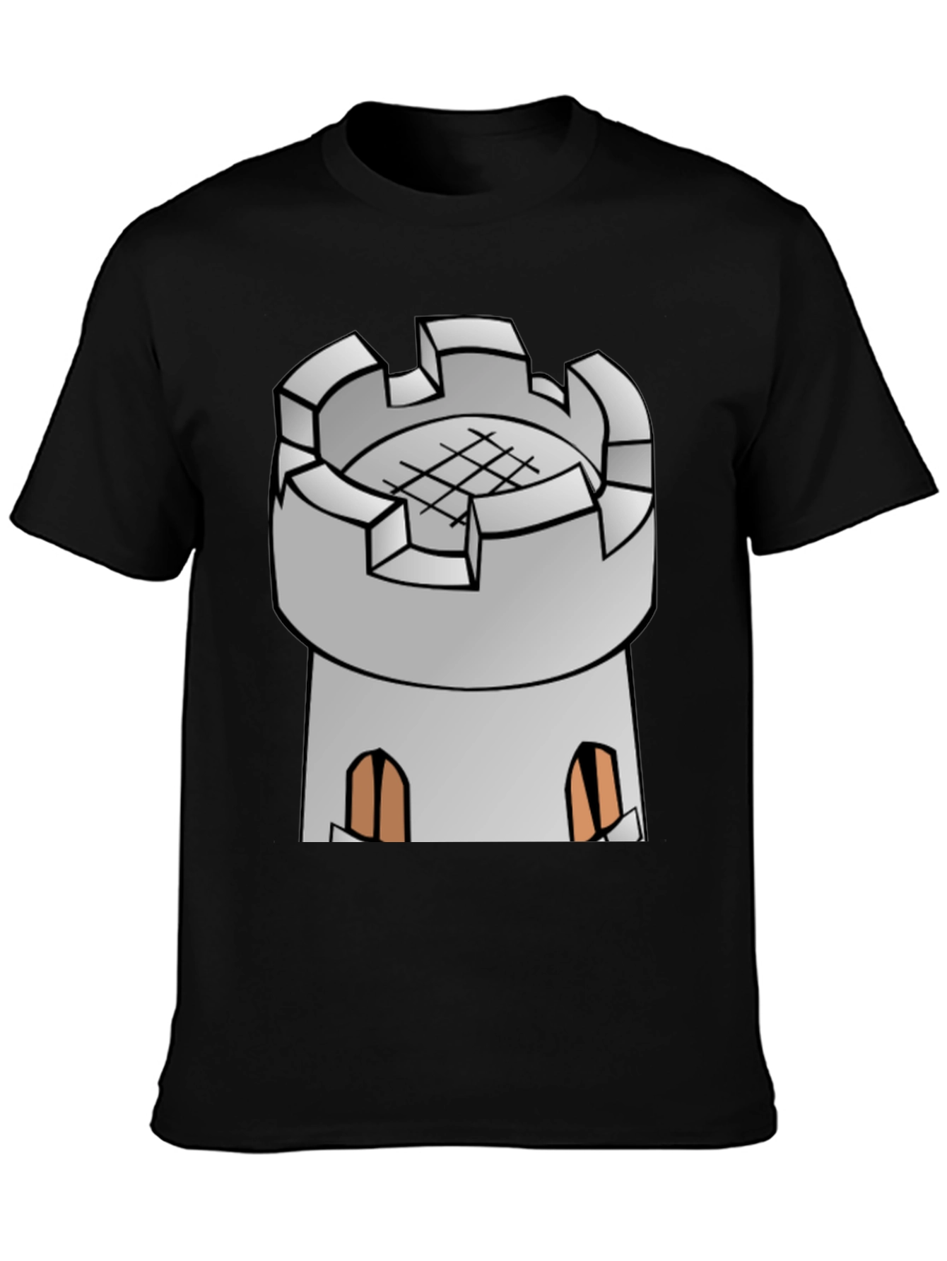 Castle Tower Graphic Tee - Classic Medieval Design