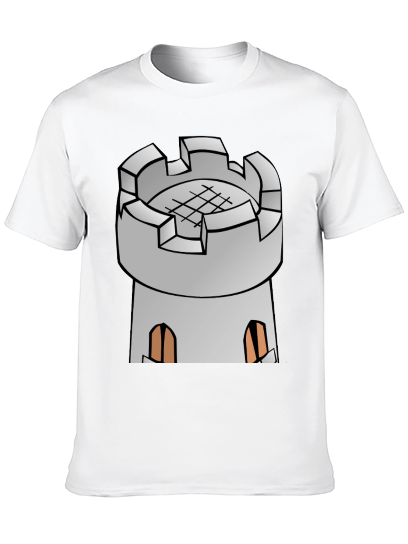 Castle Tower Graphic Tee - Classic Medieval Design