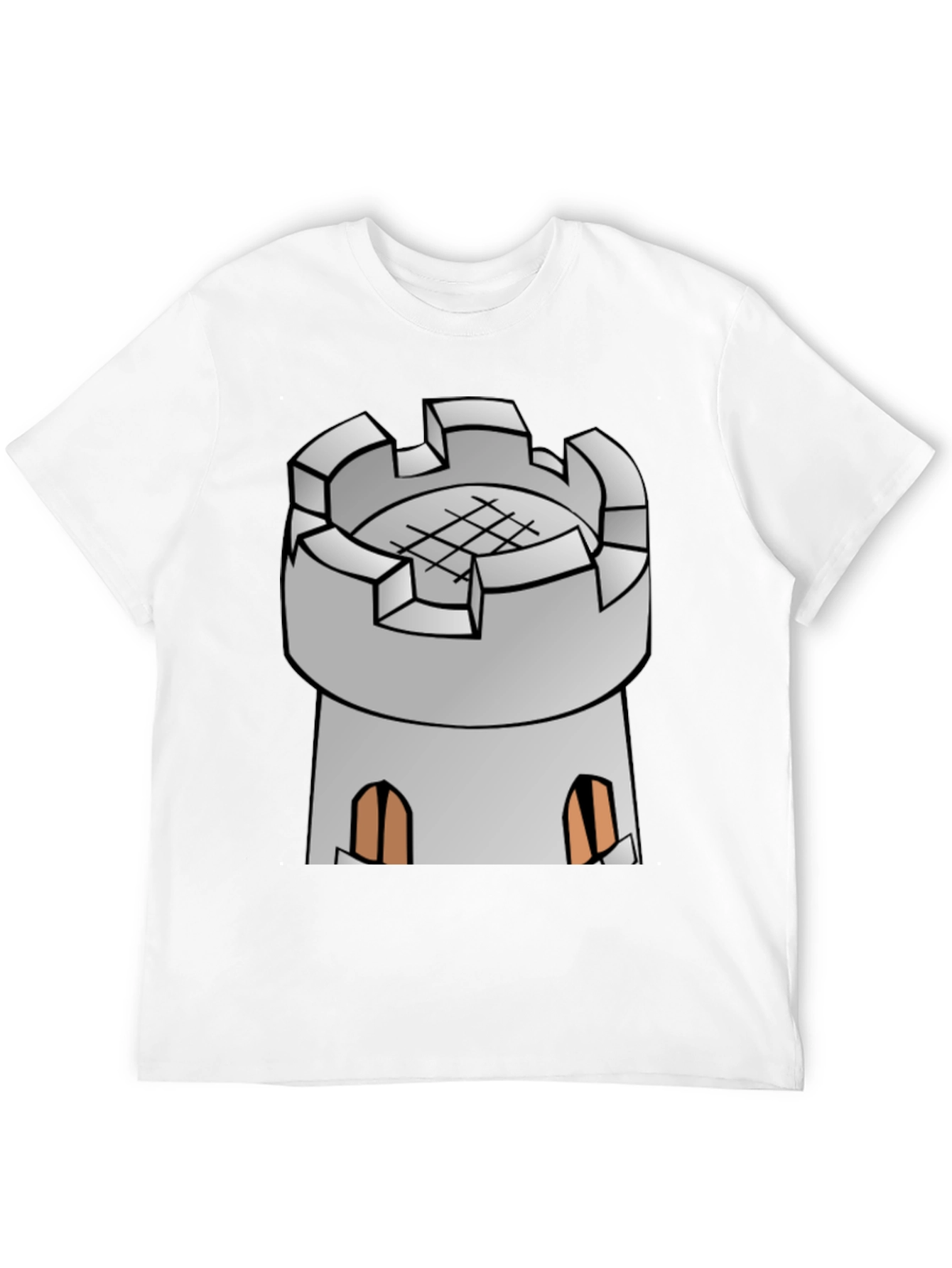 Castle Tower Graphic Tee - Classic Medieval Design