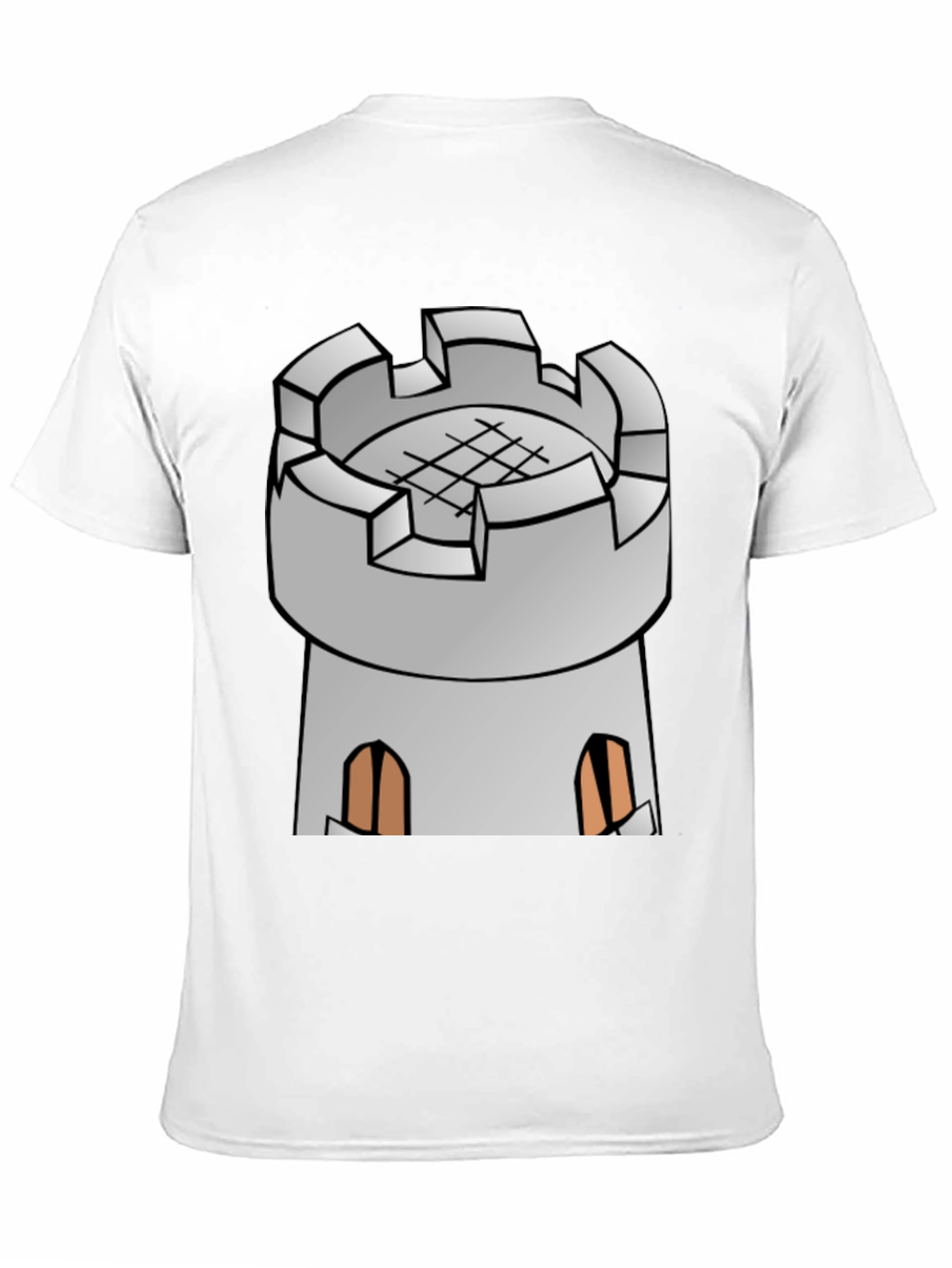 Castle Tower Graphic Tee - Classic Medieval Design