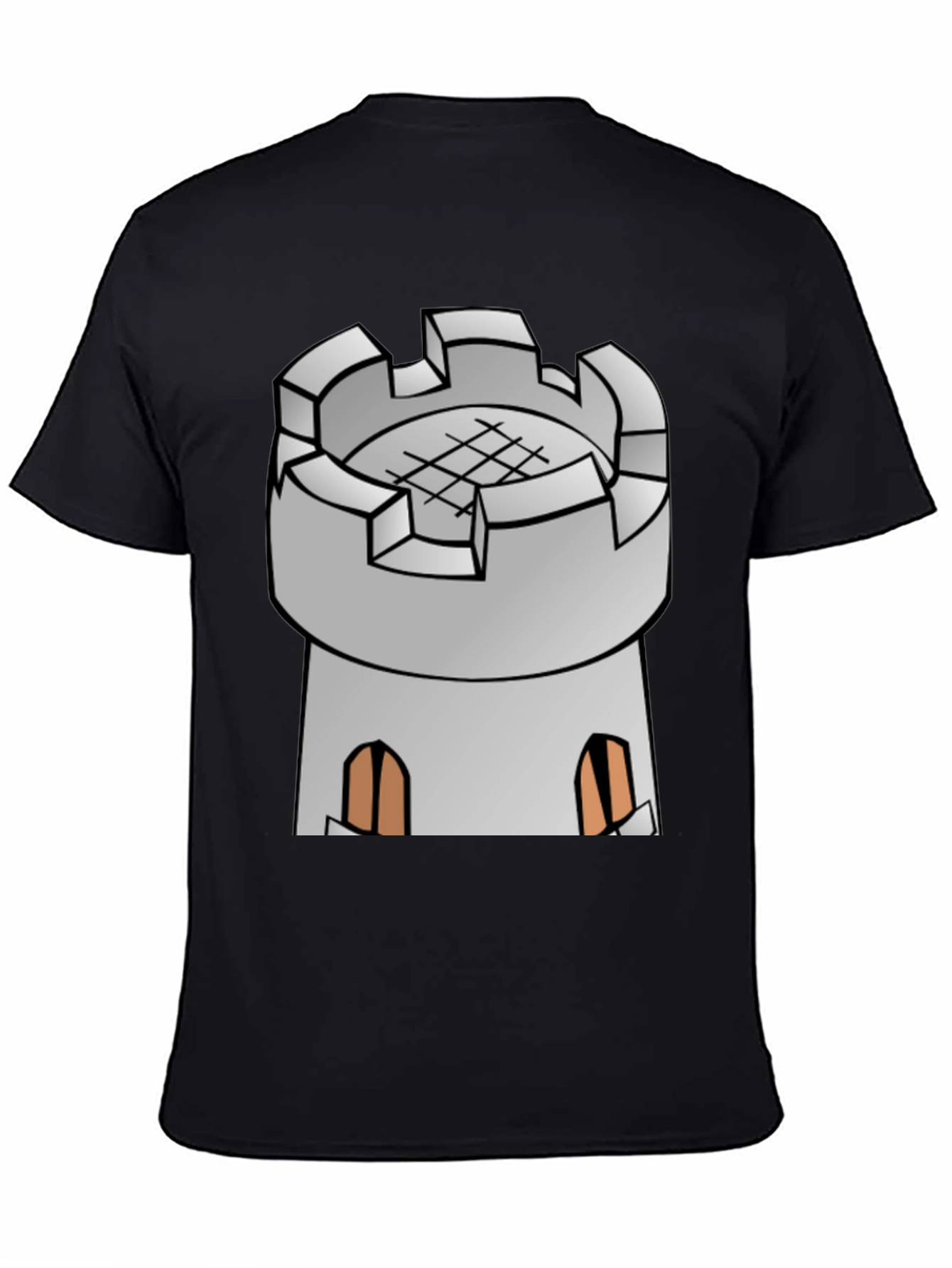 Castle Tower Graphic Tee - Classic Medieval Design